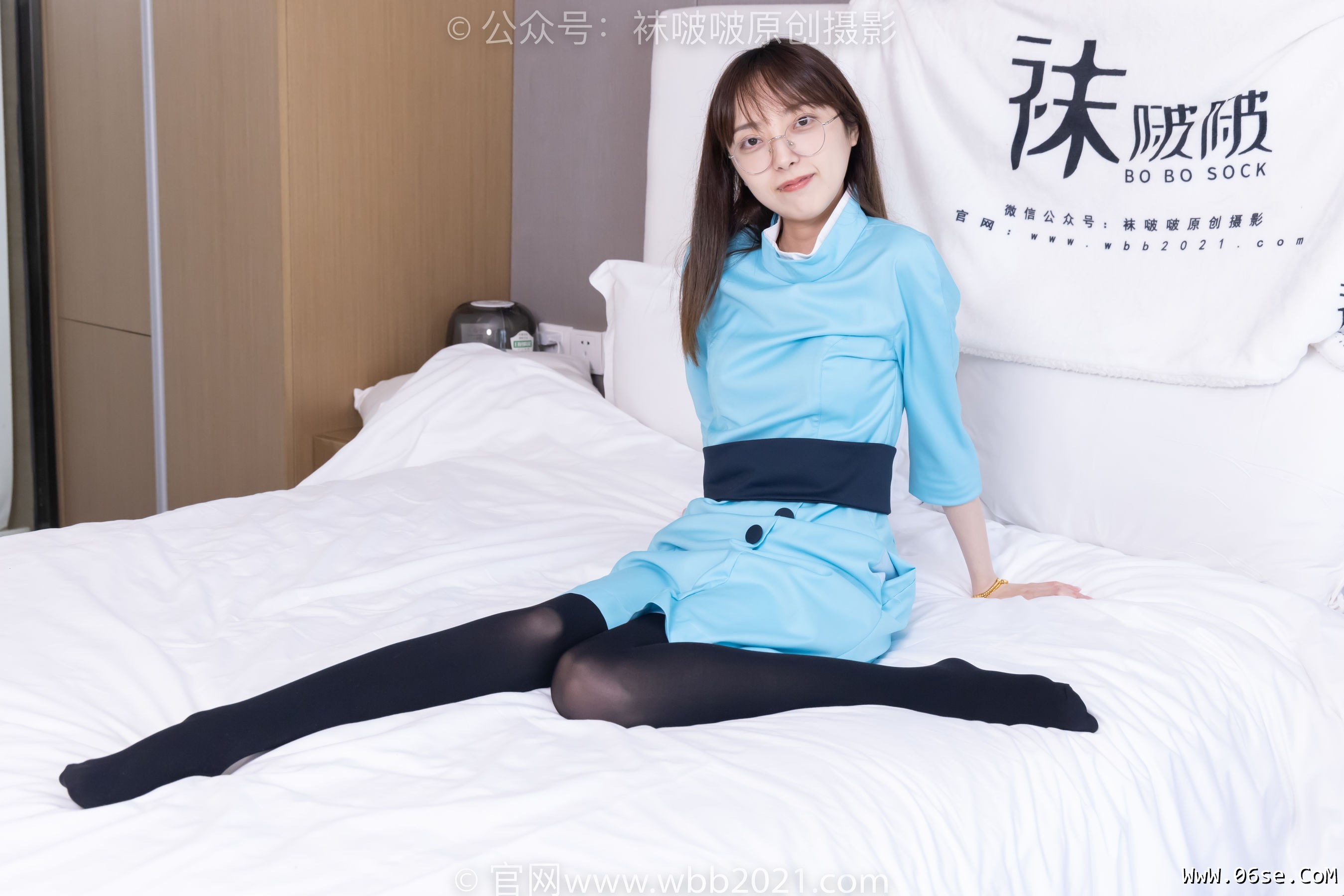 图片[176]-BoBoSocks袜啵啵 No.440 稚予 -高跟鞋、厚黑丝、空姐制服[200P]-六色网