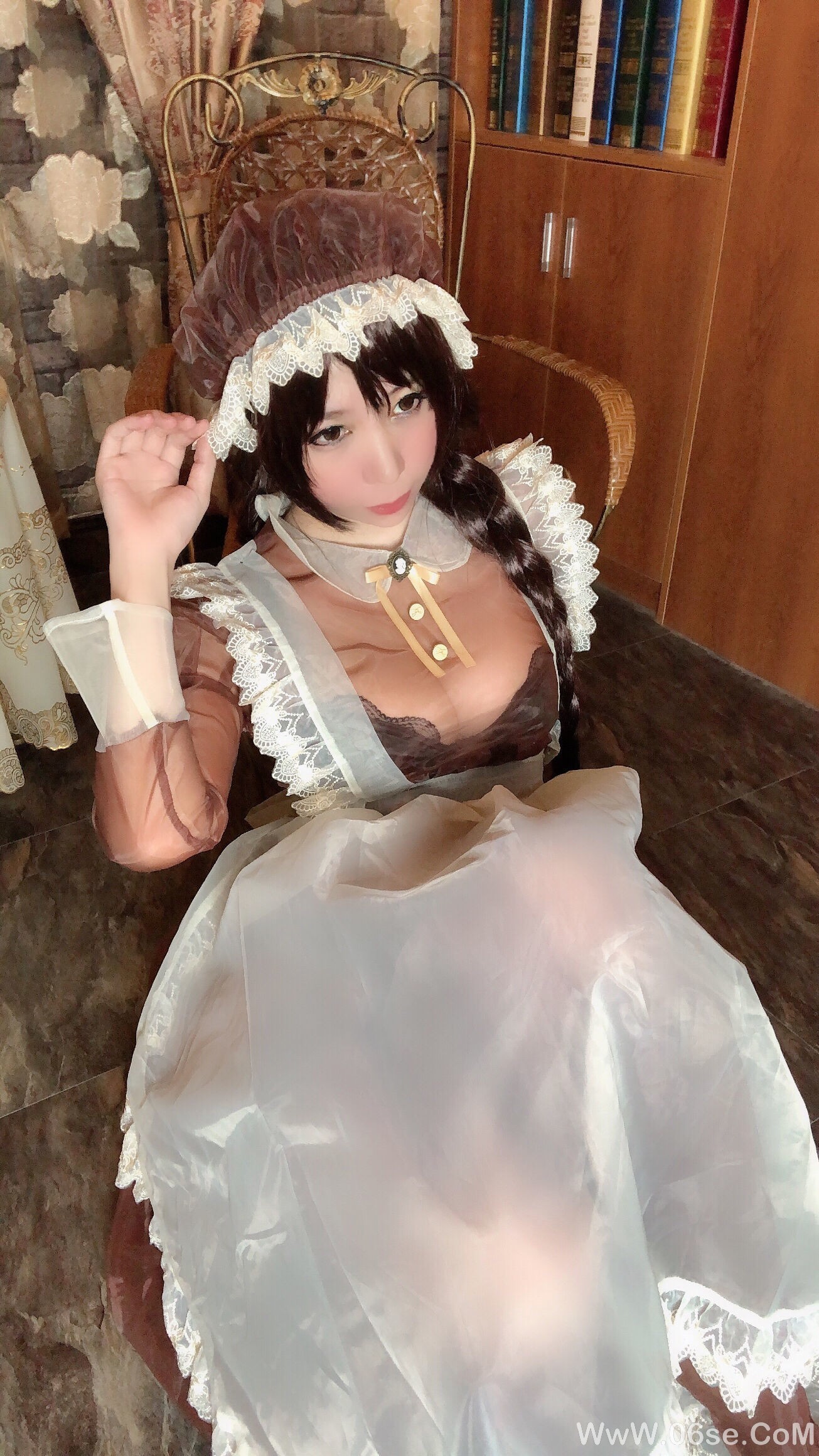 图片[68]-二次元巨乳美女鹿野希 透明女仆[97P]-六色网