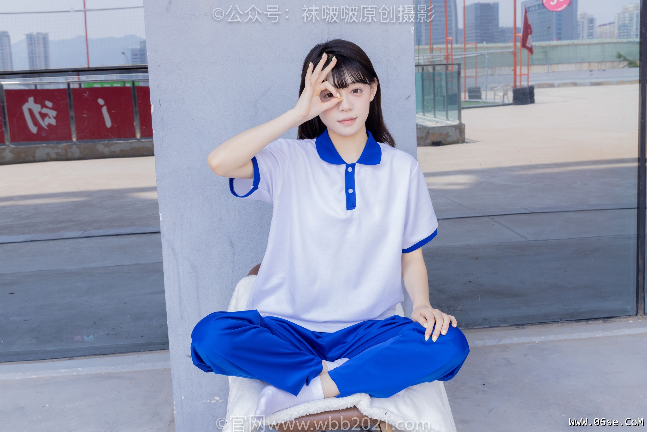 图片[122]-BoBoSocks袜啵啵 No.393 糯米 -板鞋、白棉袜、裸足、校服[150P]-六色网