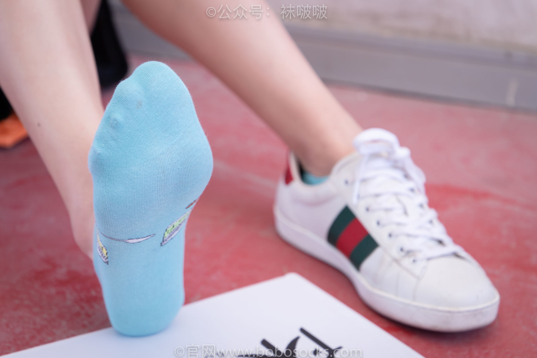图片[60]-BoBoSocks袜啵啵 积分限定作品006 泡芙-板鞋、天蓝色短棉袜、裸足[138P]-六色网