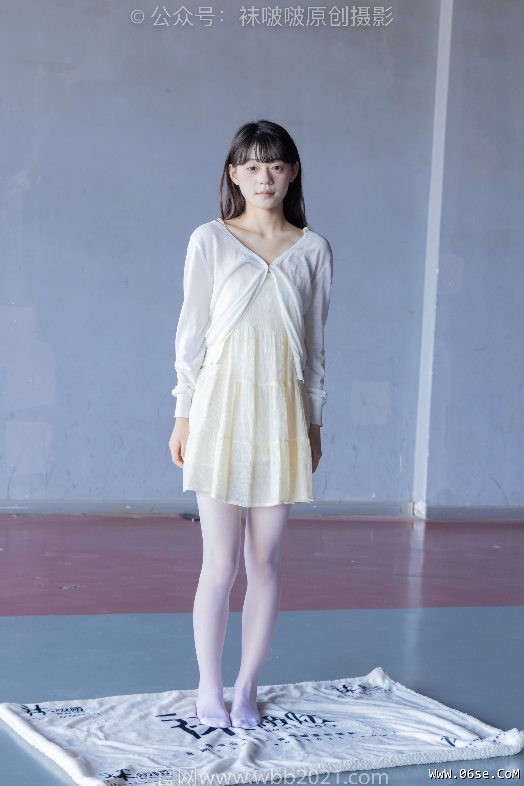 图片[47]-BoBoSocks袜啵啵 No.395 糯米 -板鞋、白丝[145P]-六色网