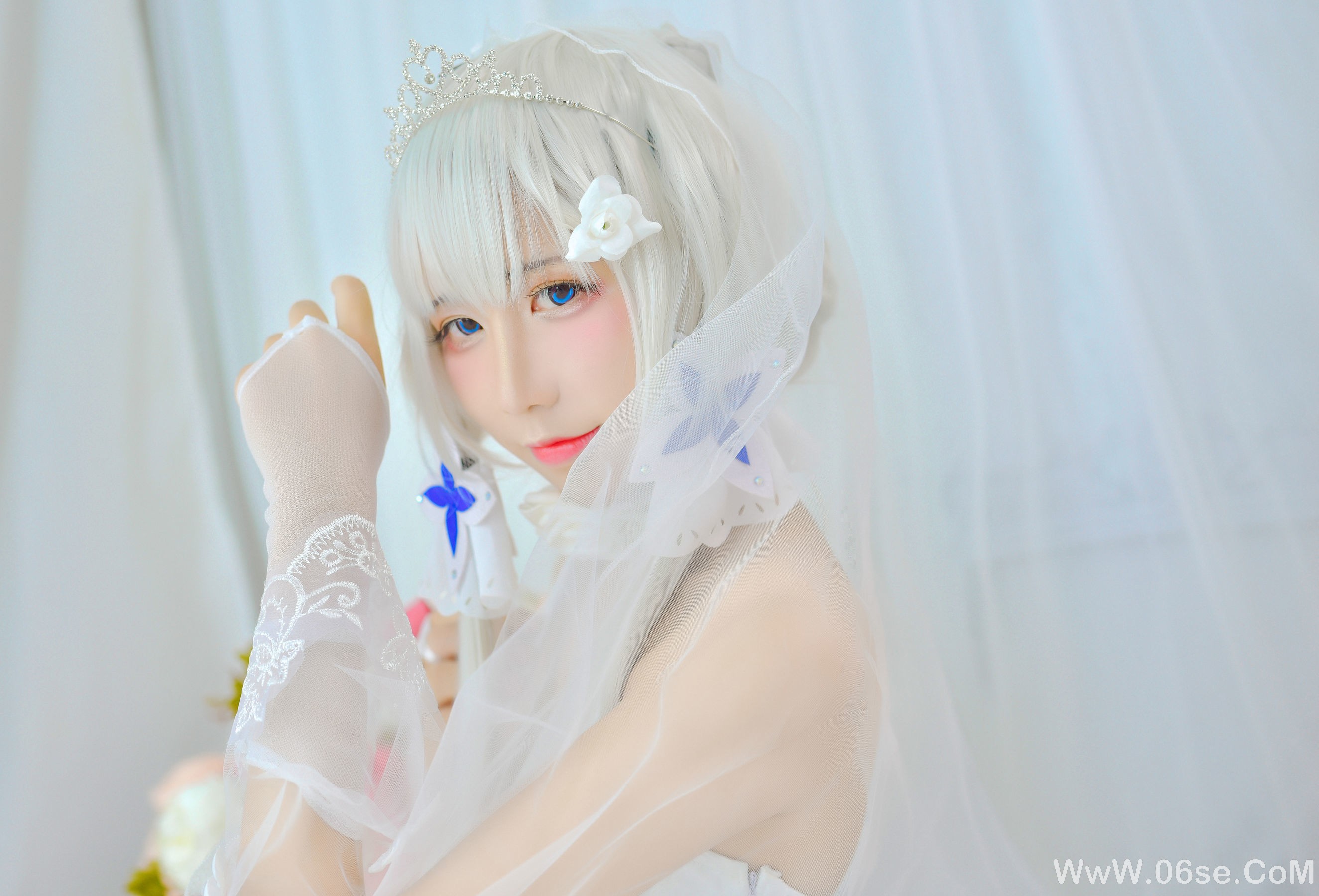 图片[6]-动漫博主九曲Jean 婚纱[22P]-六色网