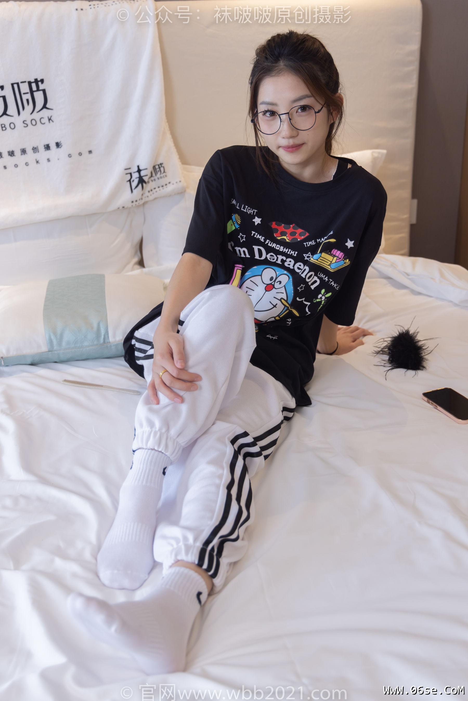 图片[131]-BoBoSocks袜啵啵 No.382 小沫 -板鞋、白棉袜[143P]-六色网