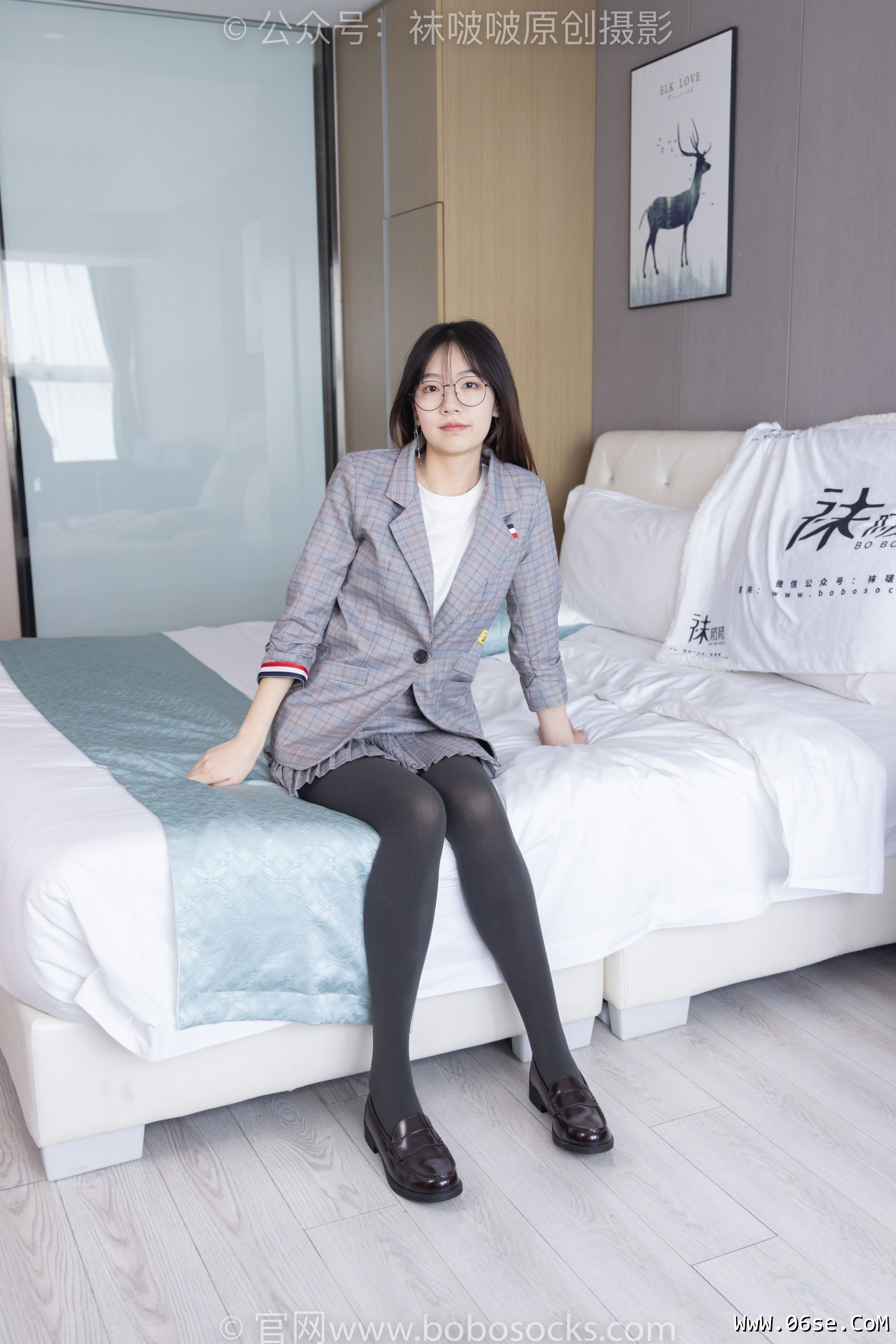 图片[64]-BoBoSocks袜啵啵 No.210 小甜豆 -皮鞋、厚灰丝、ol装[140P]-六色网