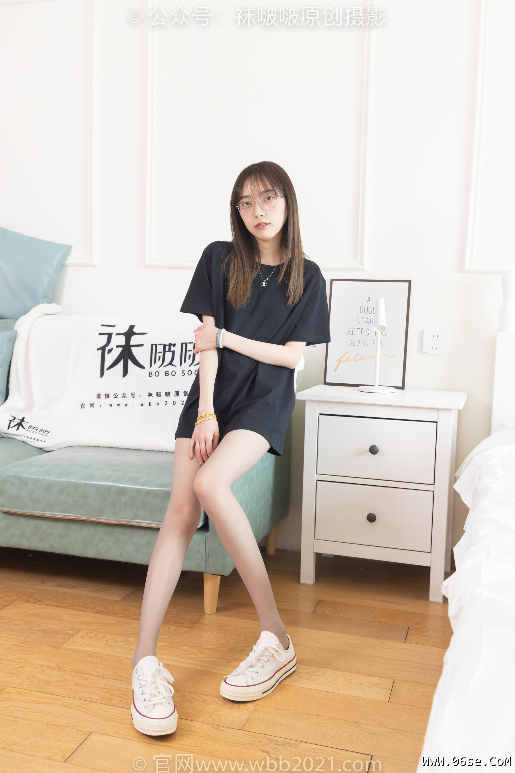 BoBoSocks袜啵啵 No.379 稚予 -板鞋、灰丝[140P]-六色网