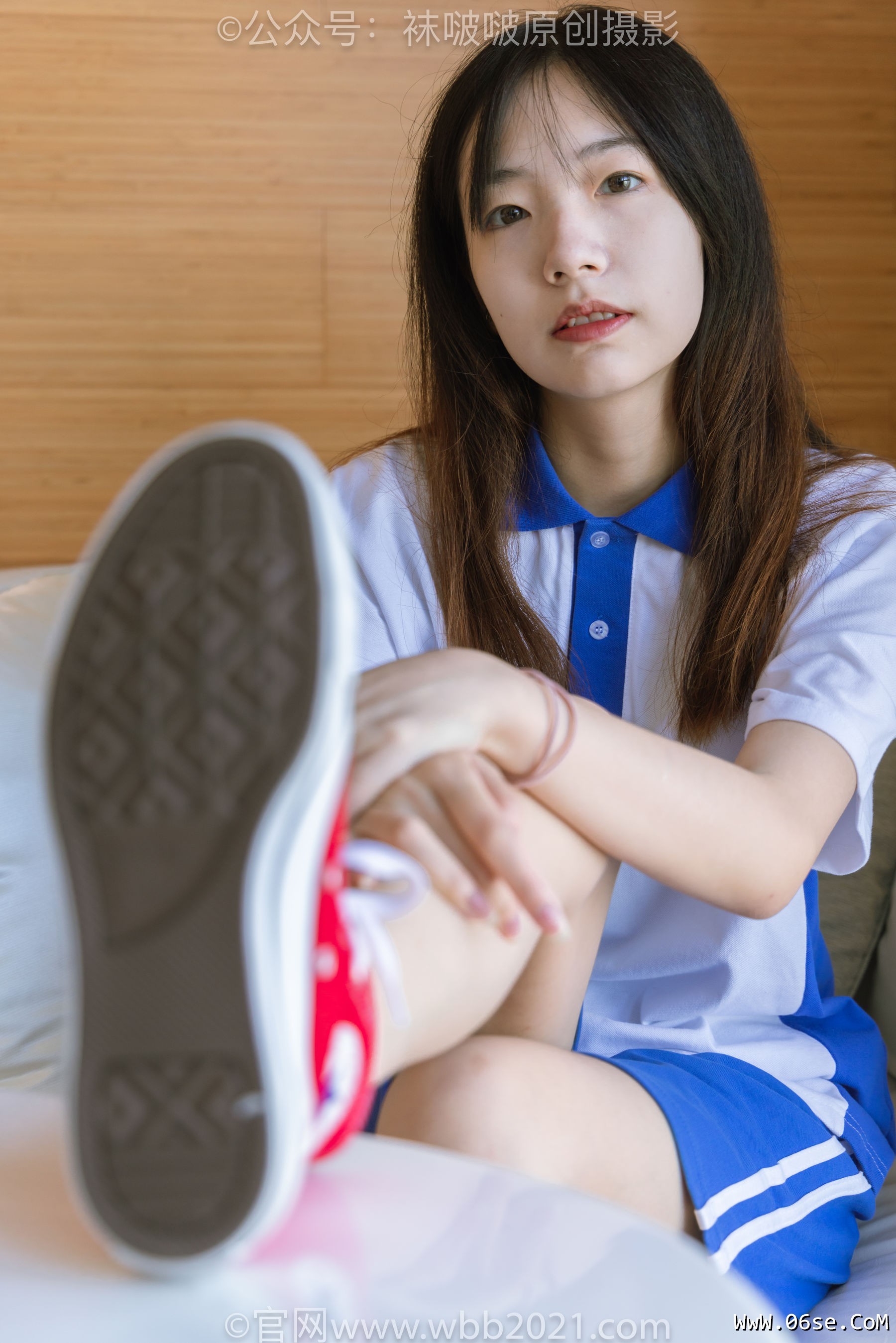图片[65]-BoBoSocks袜啵啵 No.336 小甜豆 -校服、帆布鞋、白棉袜、裸足[140P]-六色网