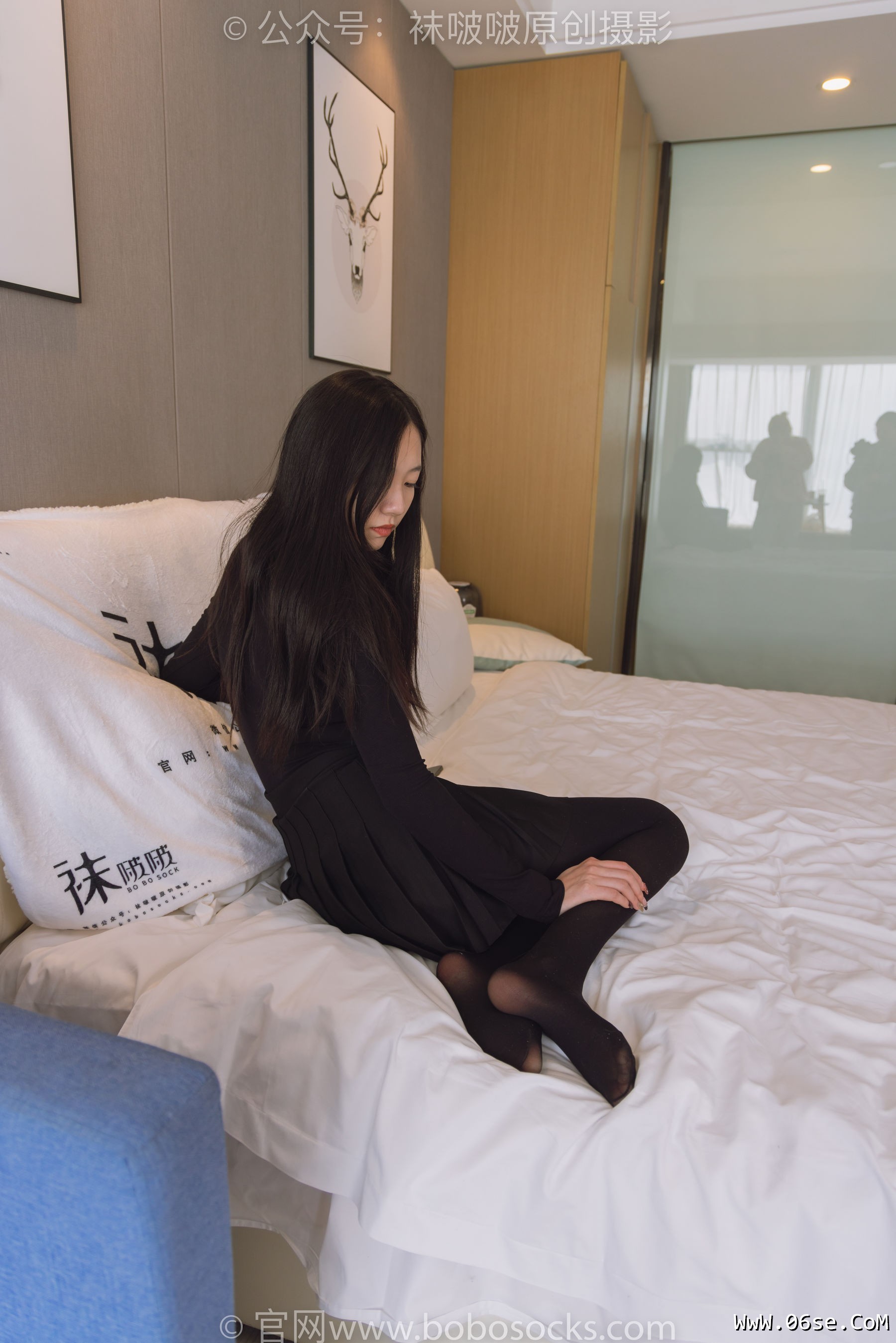 图片[109]-BoBoSocks袜啵啵 No.184 小甜豆-黑皮鞋、厚黑丝[140P]-六色网