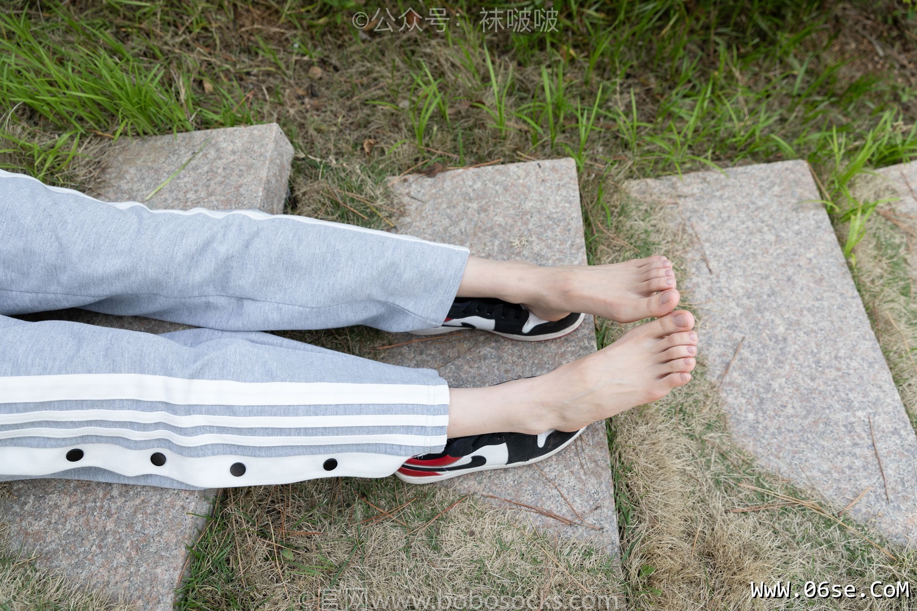 图片[117]-BoBoSocks袜啵啵 No.023 稚予-AJ、白色短棉袜、裸足[119P]-六色网