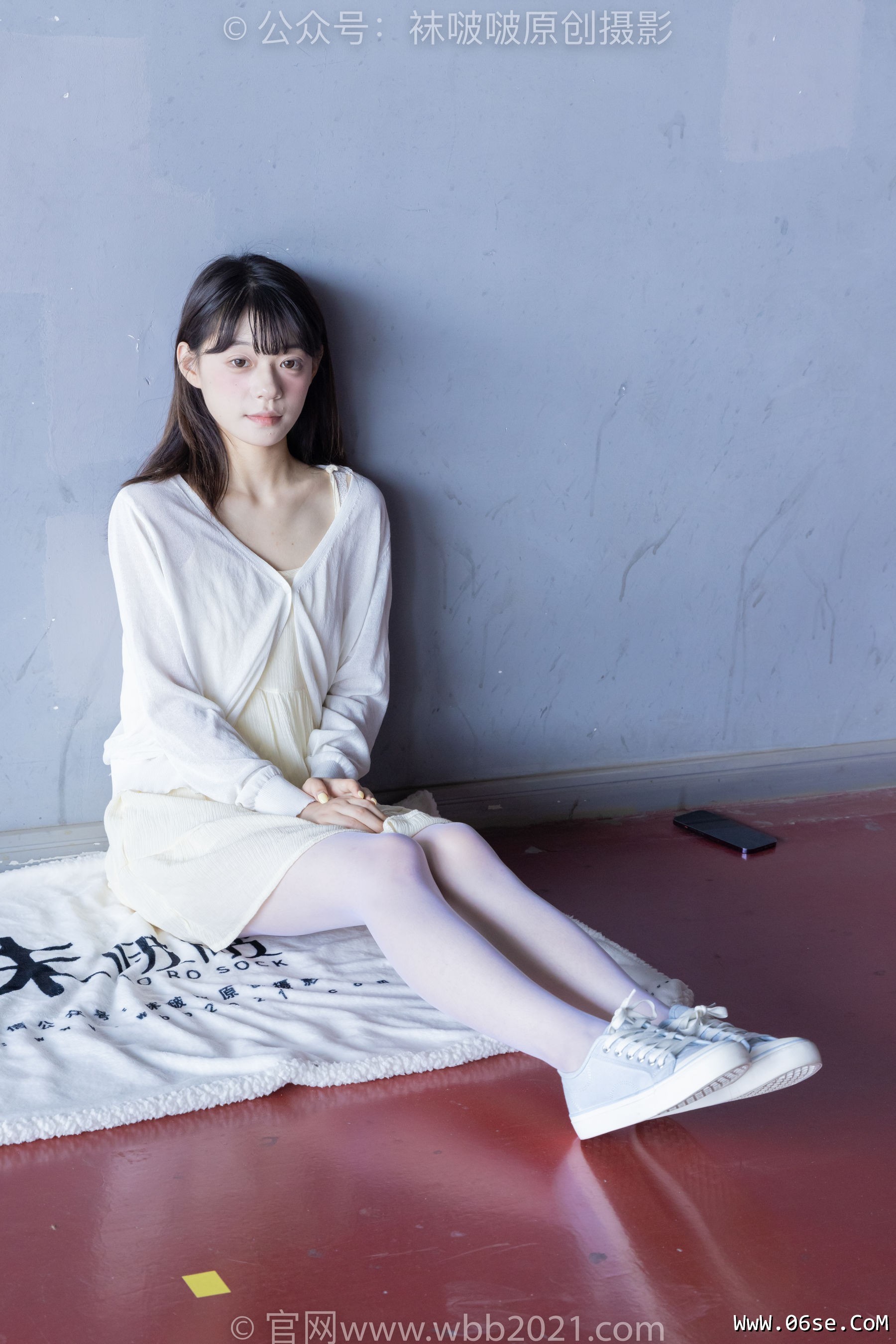 图片[65]-BoBoSocks袜啵啵 No.395 糯米 -板鞋、白丝[145P]-六色网