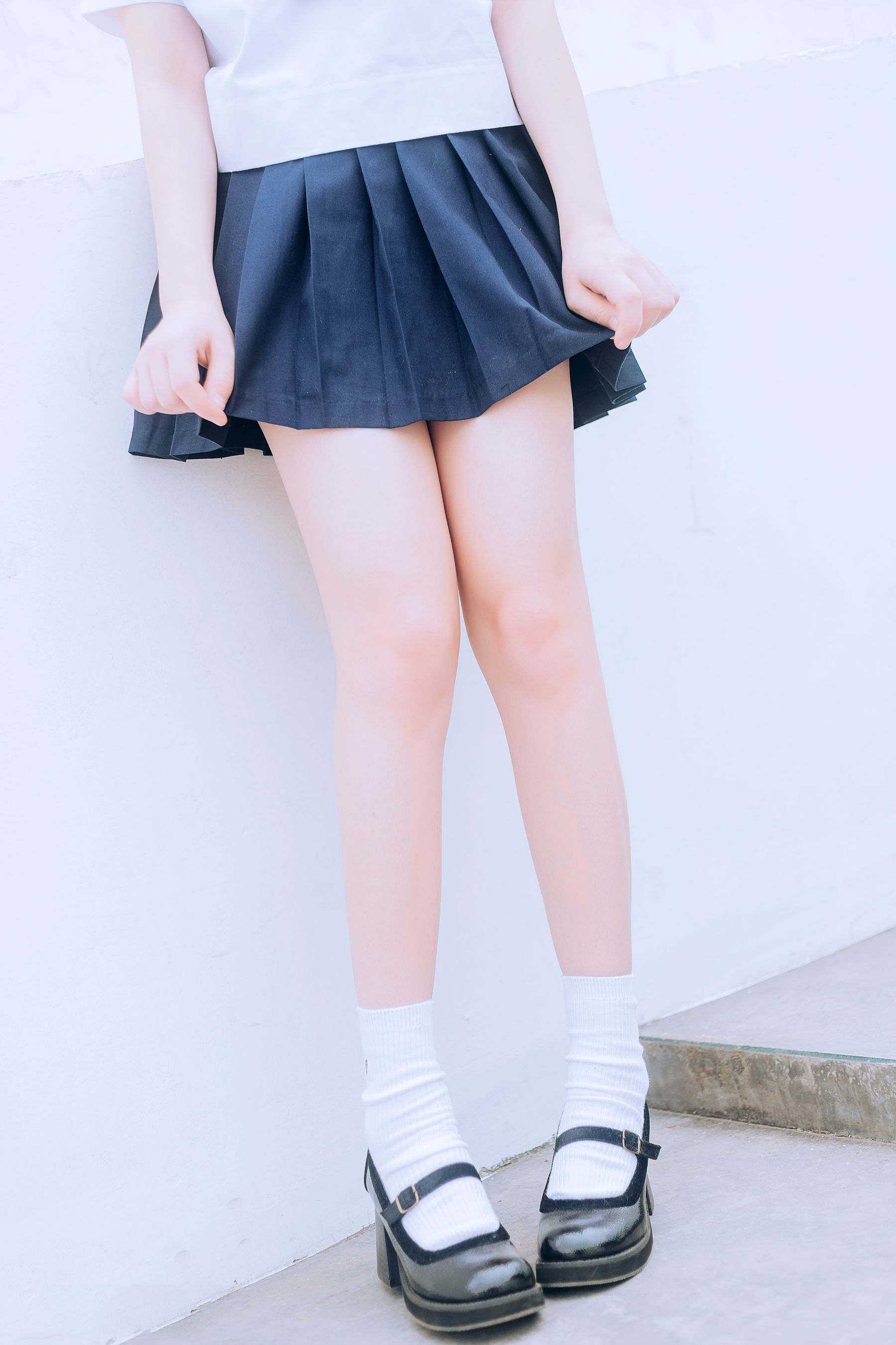 图片[15]-喵糖映画 VOL.446 绿意JK 写真套图 [36P]-六色网