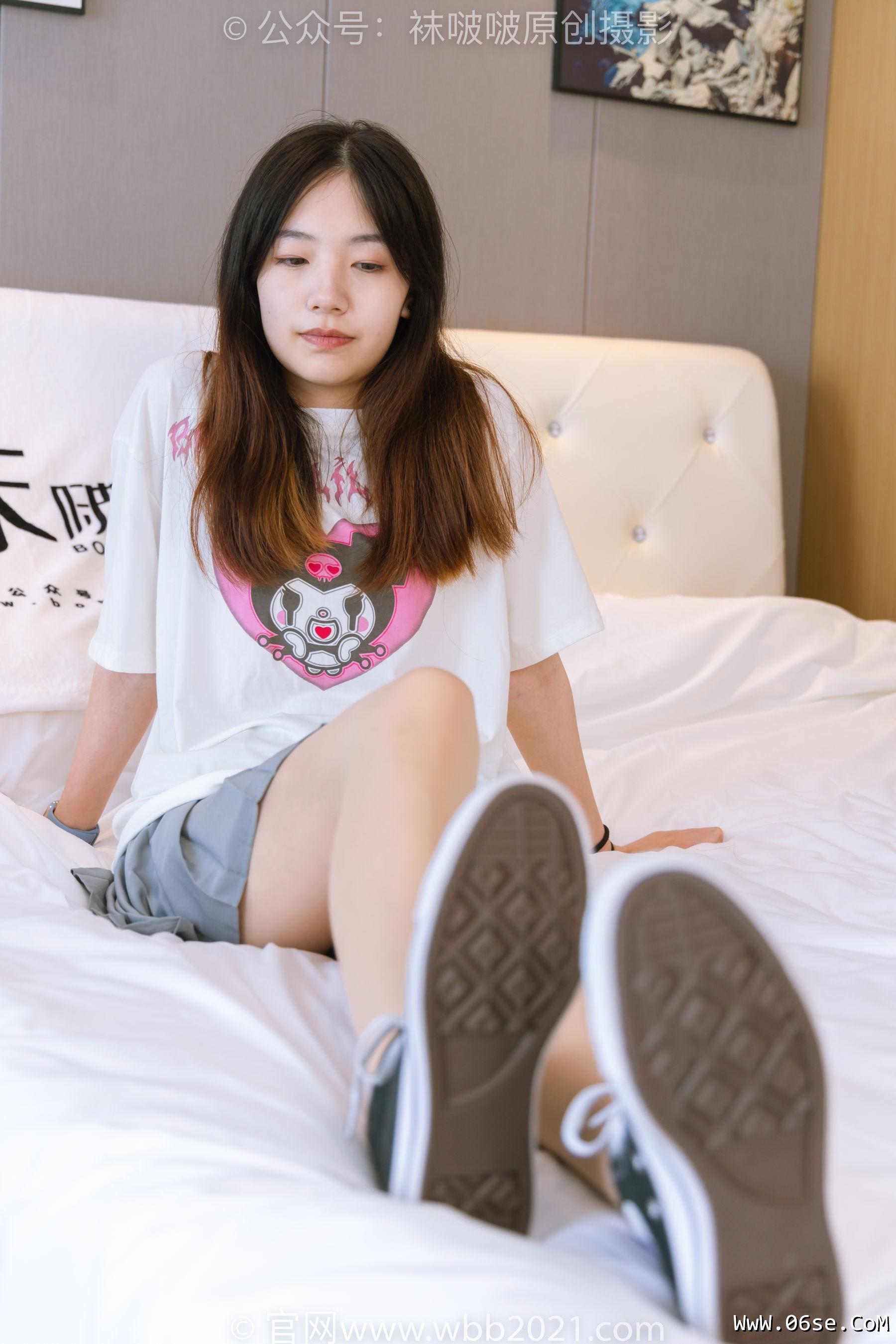 图片[48]-BoBoSocks袜啵啵 No.405 小甜豆 -匡威板鞋、肉丝[140P]-六色网