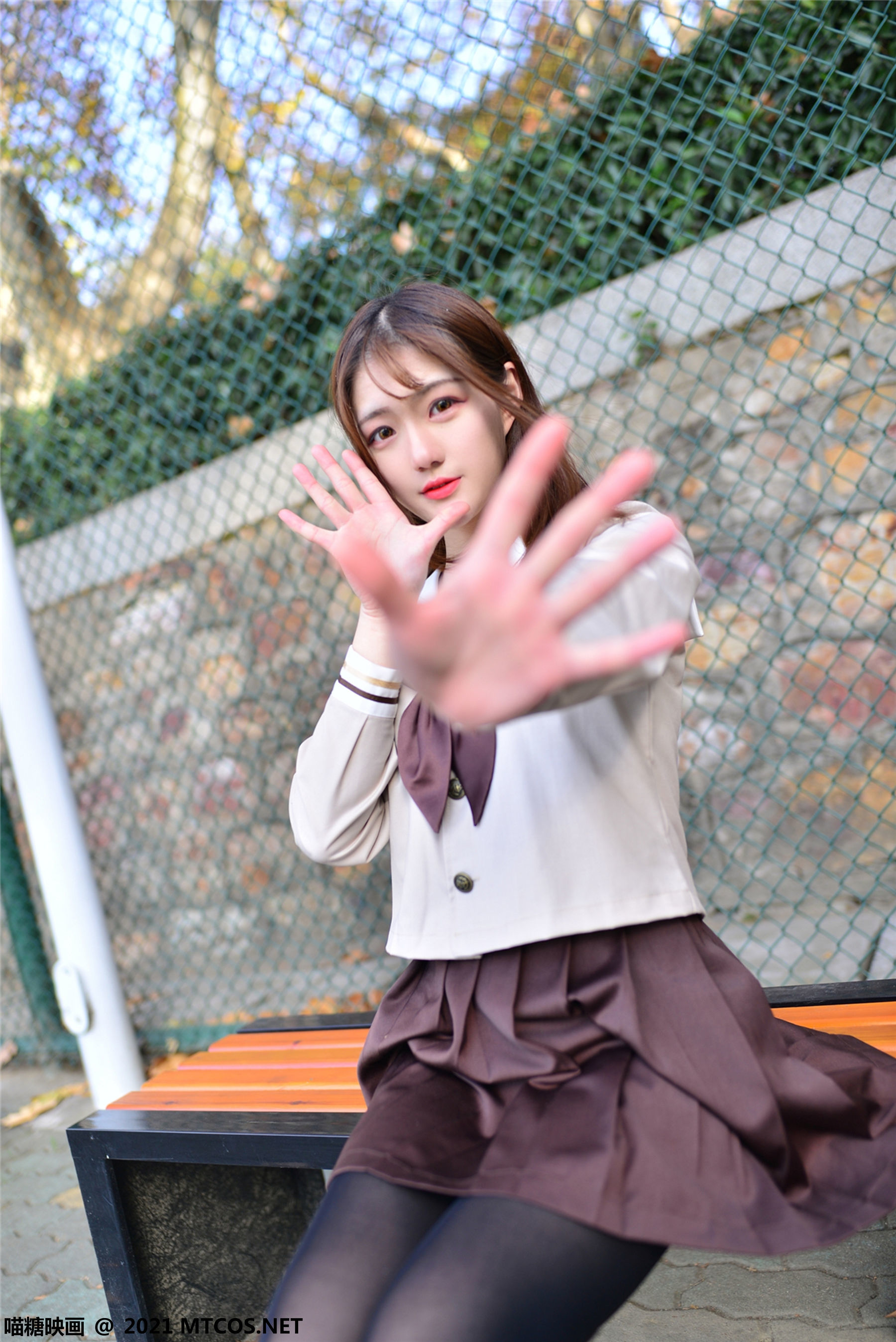 图片[5]-喵糖映画 VOL.426 校园JK学妹 [32P]-六色网