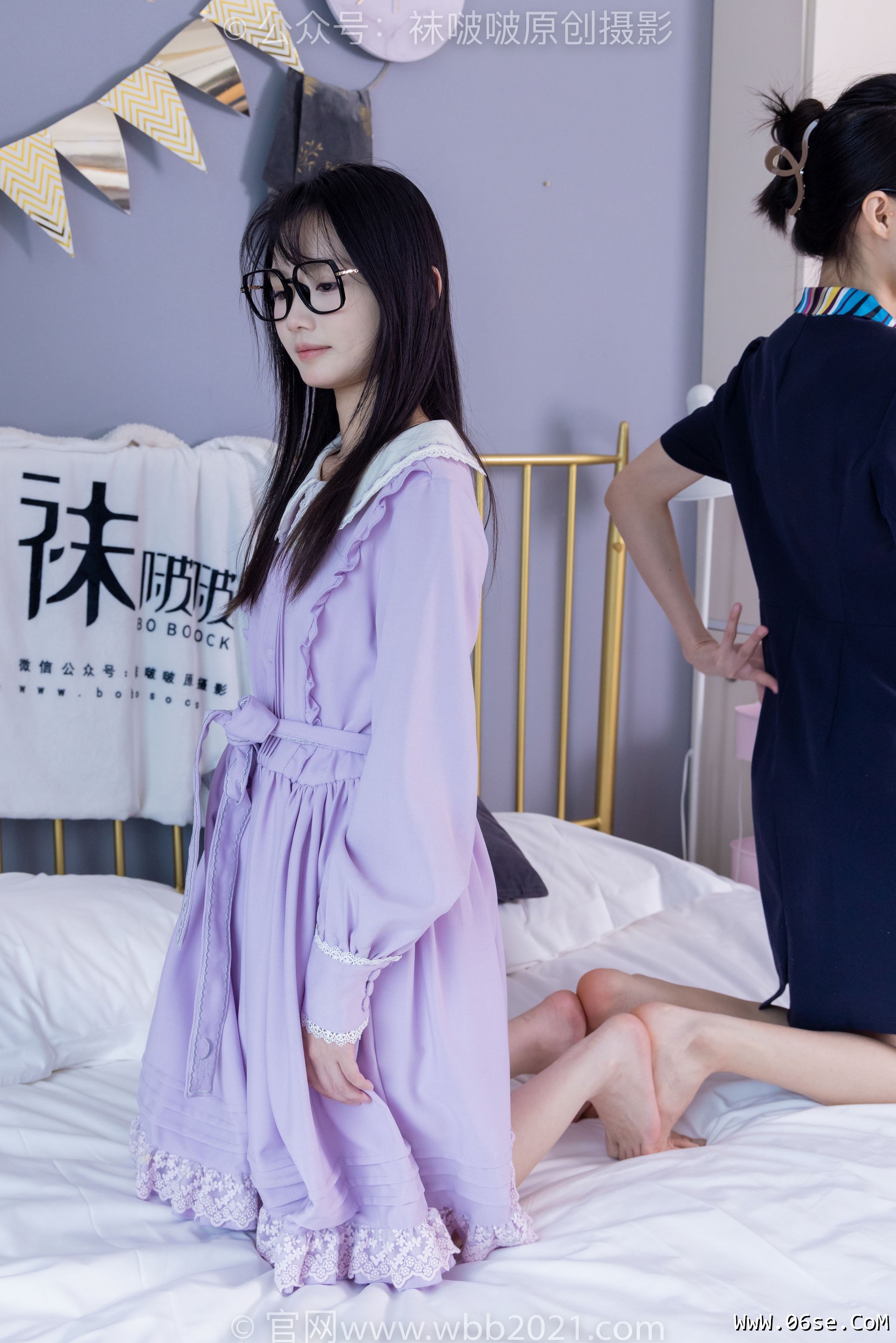 图片[14]-BoBoSocks袜啵啵 No.384 雪糕&甜甜圈 -两双高跟凉鞋、黑丝、白丝、裸足[183P]-六色网