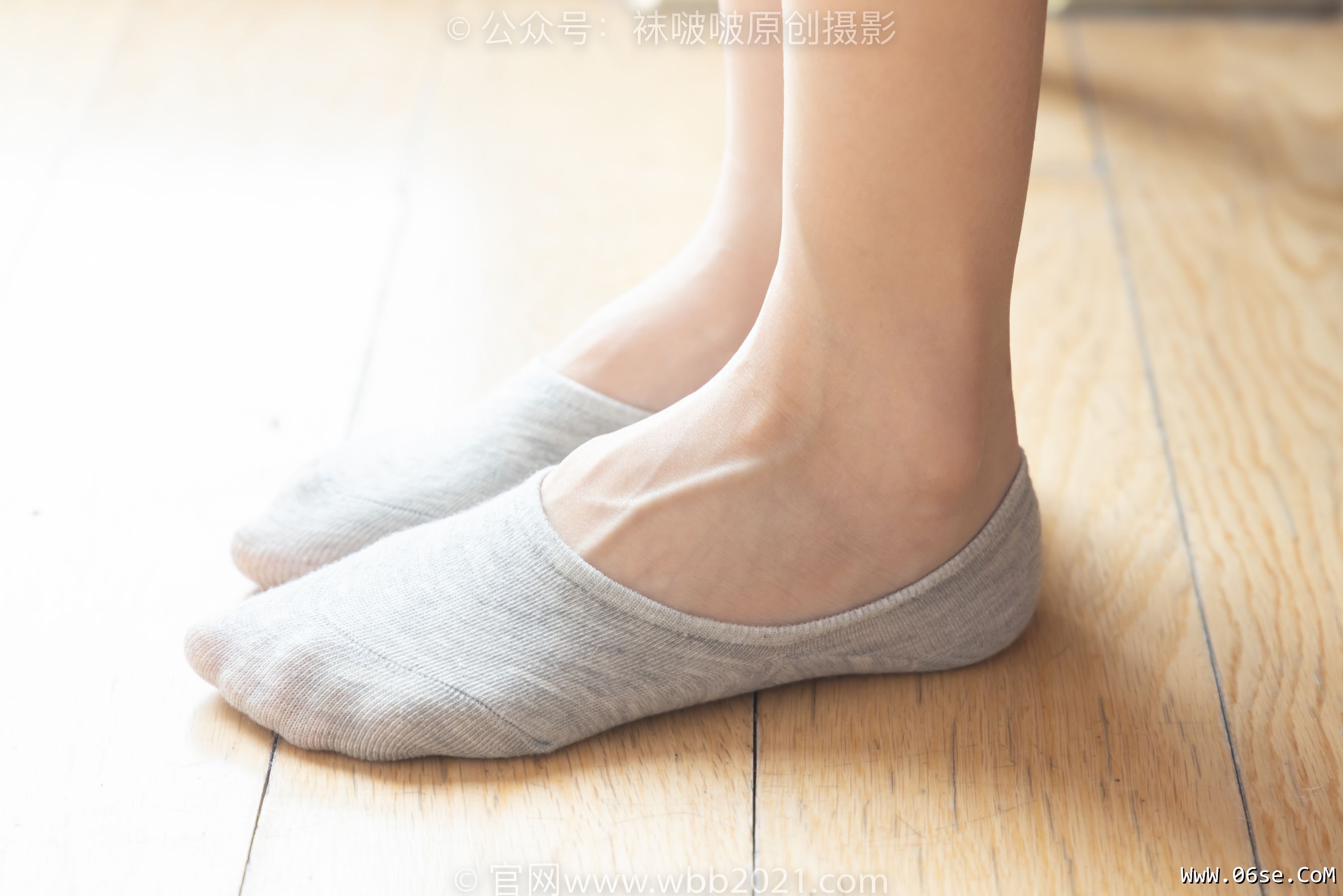 图片[105]-BoBoSocks袜啵啵 No.370 稚予 -板鞋、白棉袜、灰色棉船袜[140P]-六色网