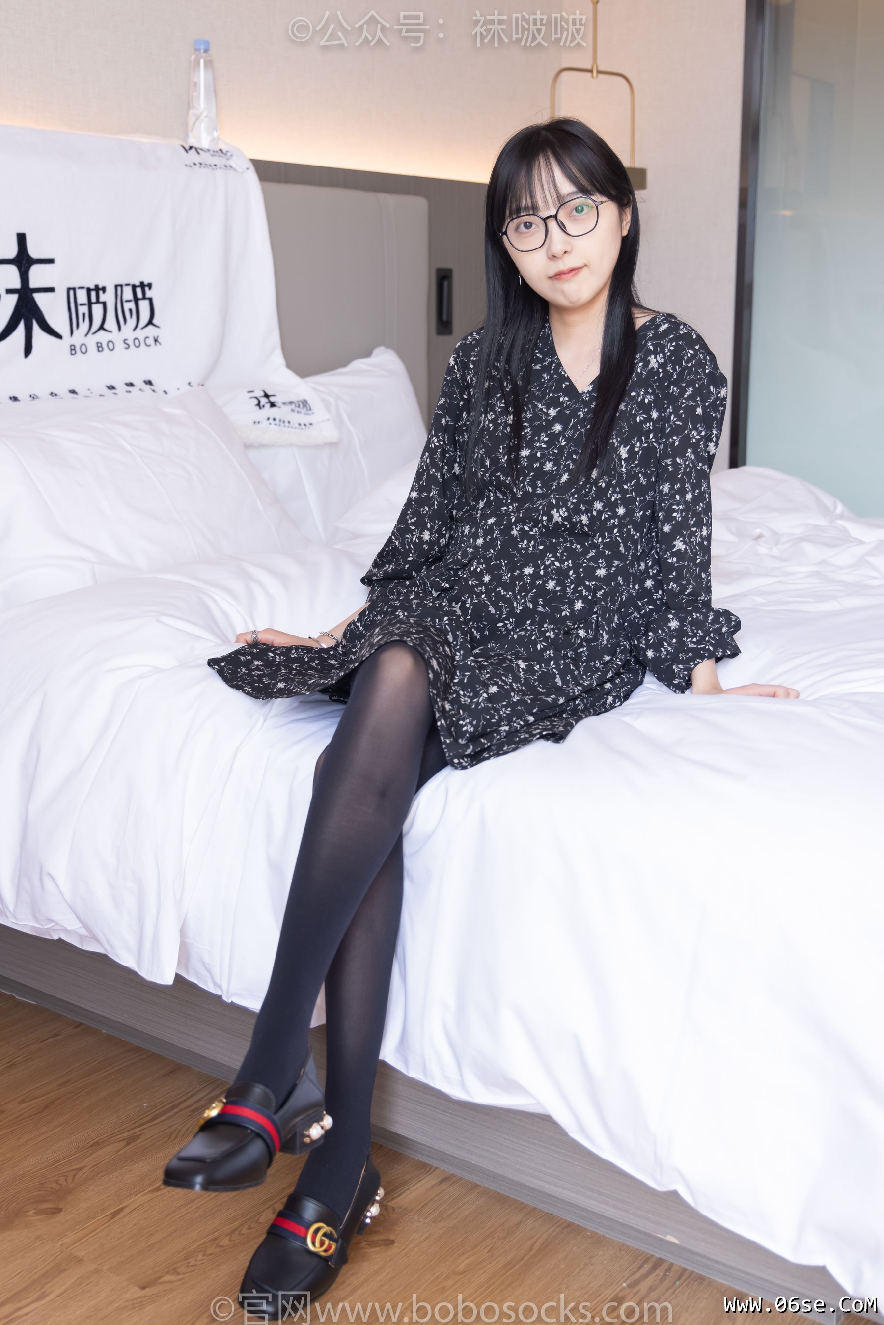 图片[16]-BoBoSocks袜啵啵 No.064 稚予-平底鞋、厚黑丝[137P]-六色网