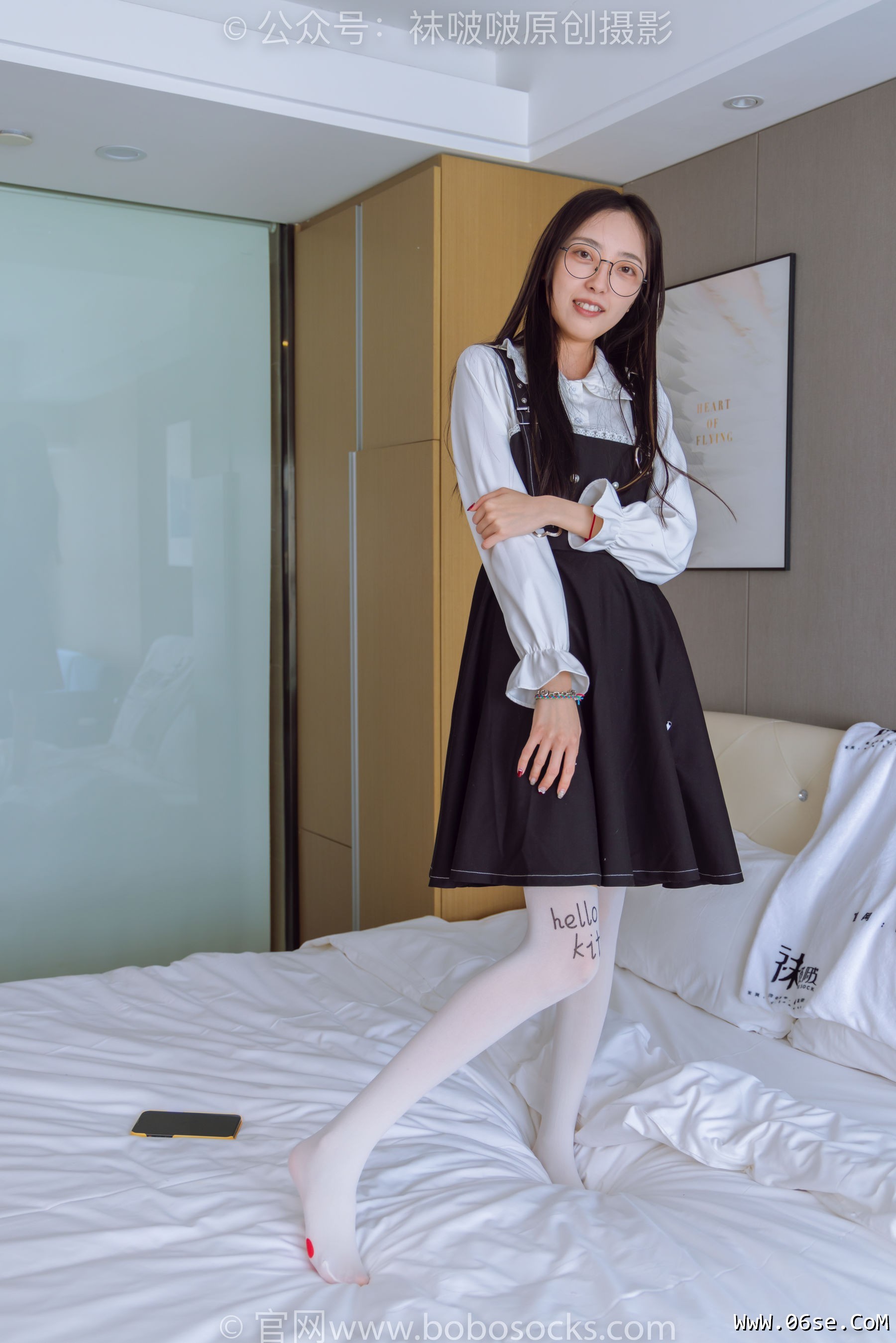 图片[23]-BoBoSocks袜啵啵 No.177 稚予-皮鞋、厚白丝（脚底猫爪印款）[140P]-六色网