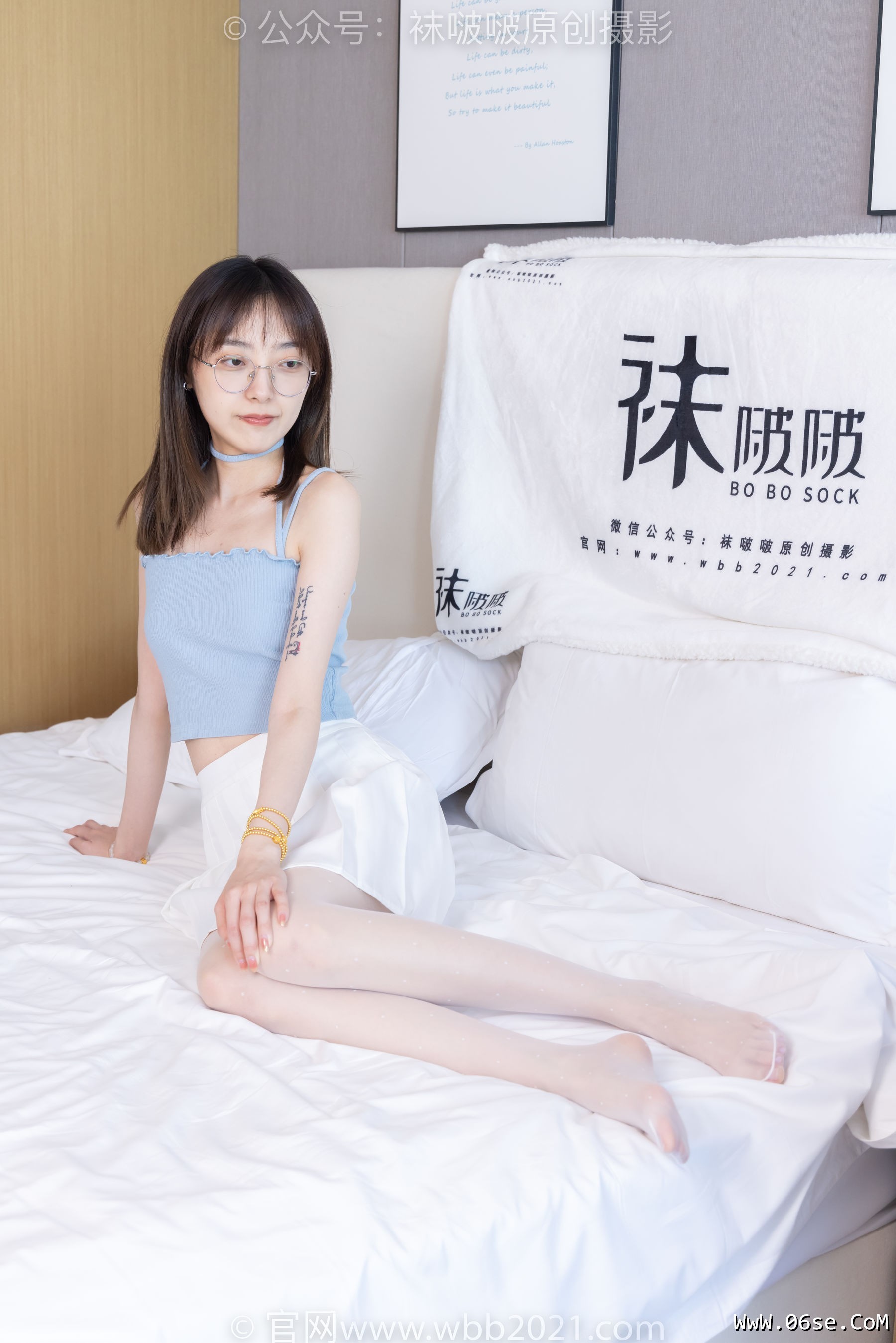 图片[110]-BoBoSocks袜啵啵 No.403 稚予 -高跟鞋、板鞋、波点黑丝、波点白丝[145P]-六色网