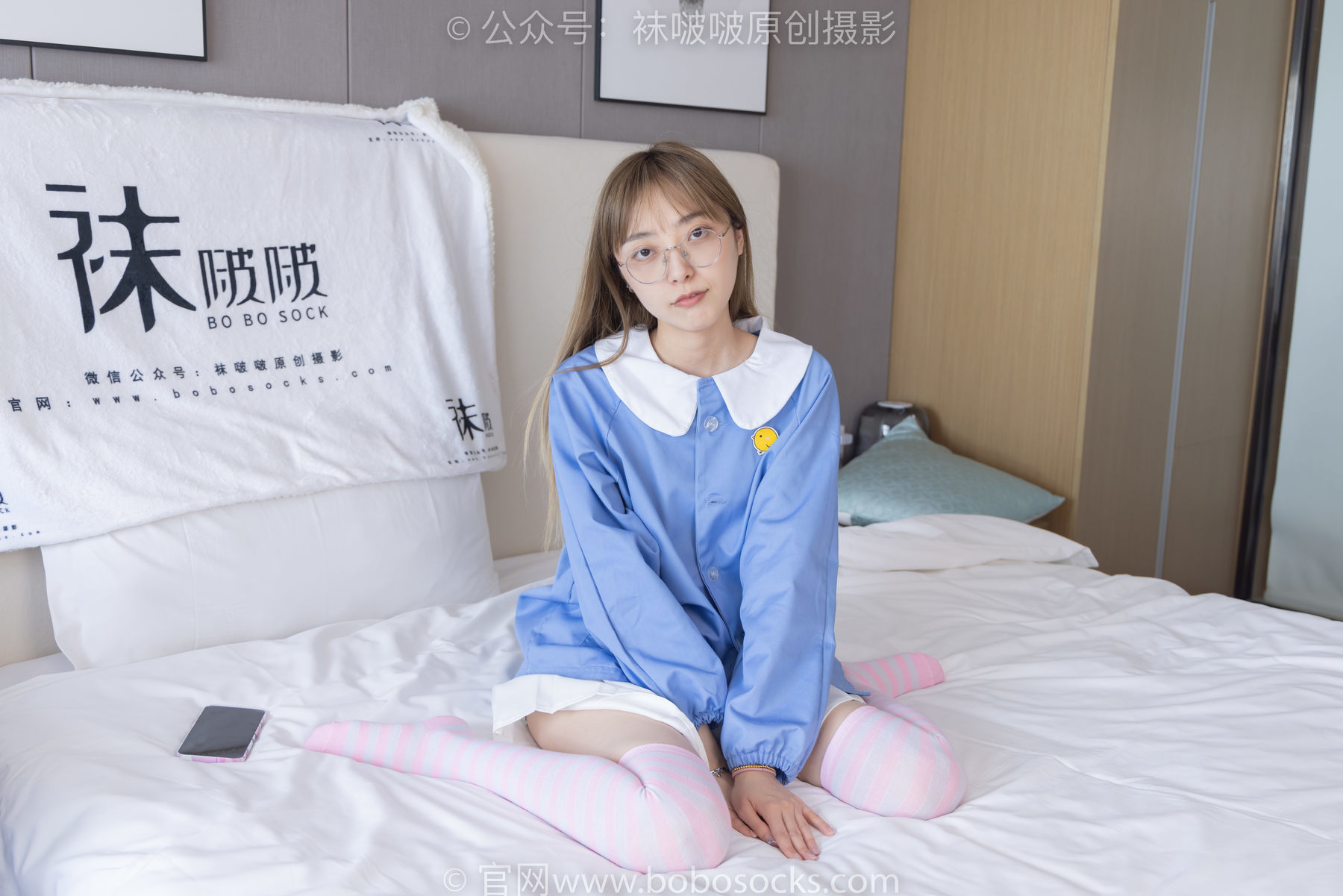 图片[150]-BoBoSocks袜啵啵 No.229 稚予-板鞋、皮鞋、两双大腿袜[155P]-六色网