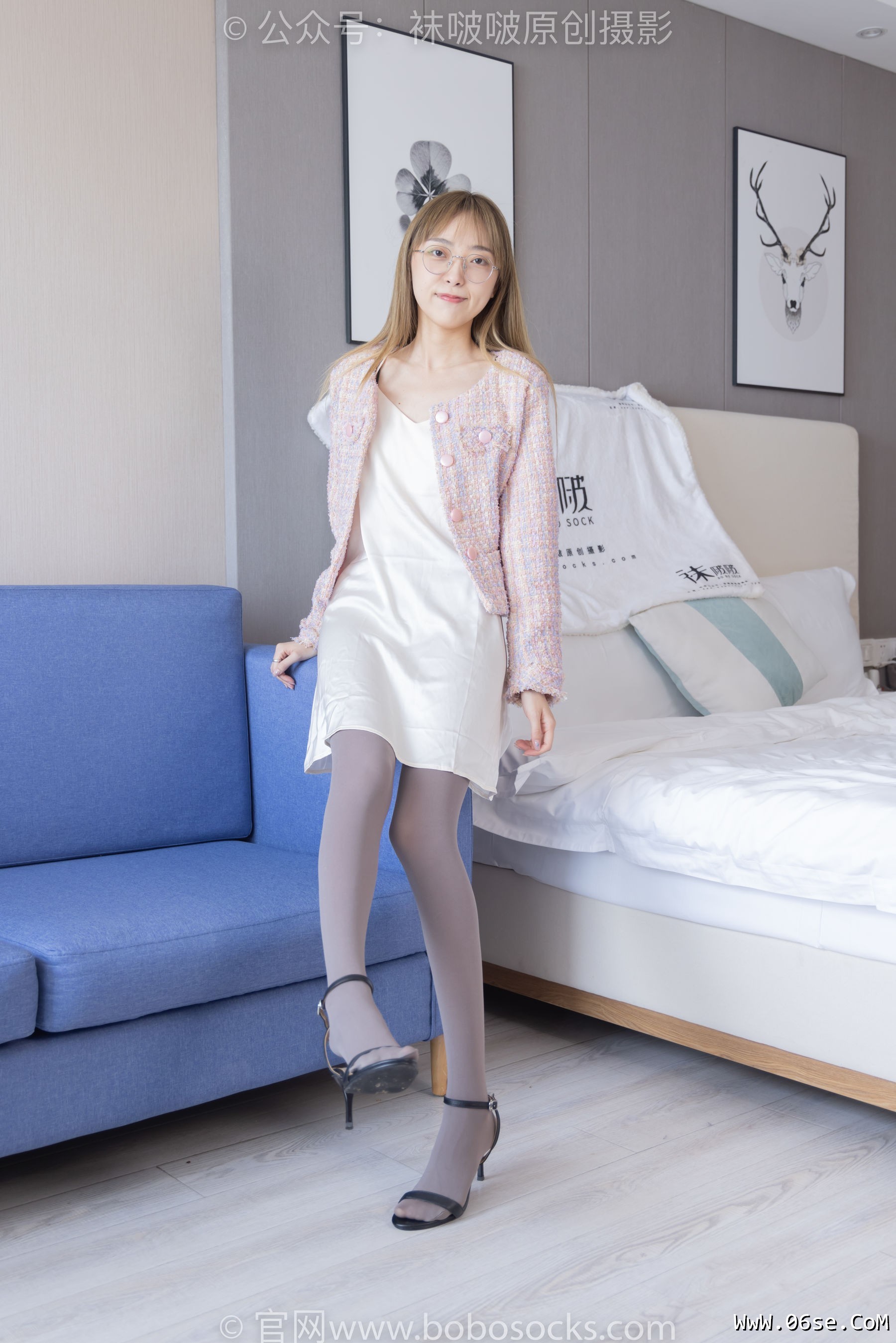 图片[91]-BoBoSocks袜啵啵 No.225 稚予-两双高跟鞋、厚灰丝[150P]-六色网