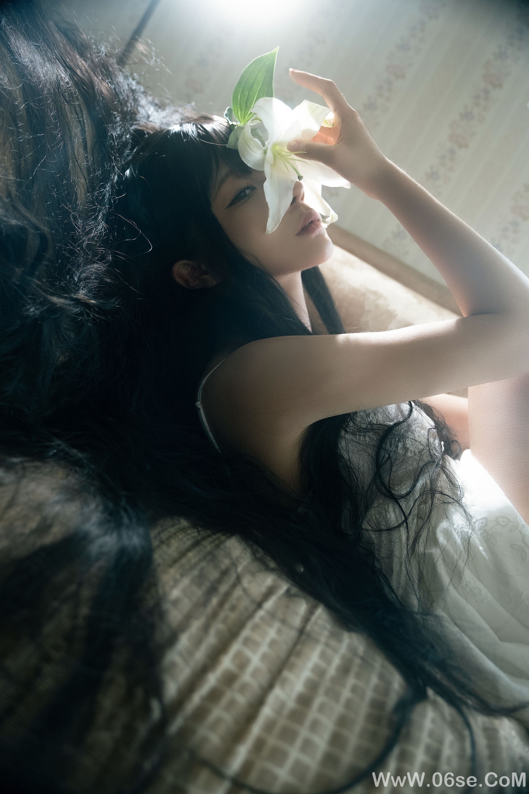 图片[3]-动漫博主蠢沫沫 – 白吊带[36P]-六色网