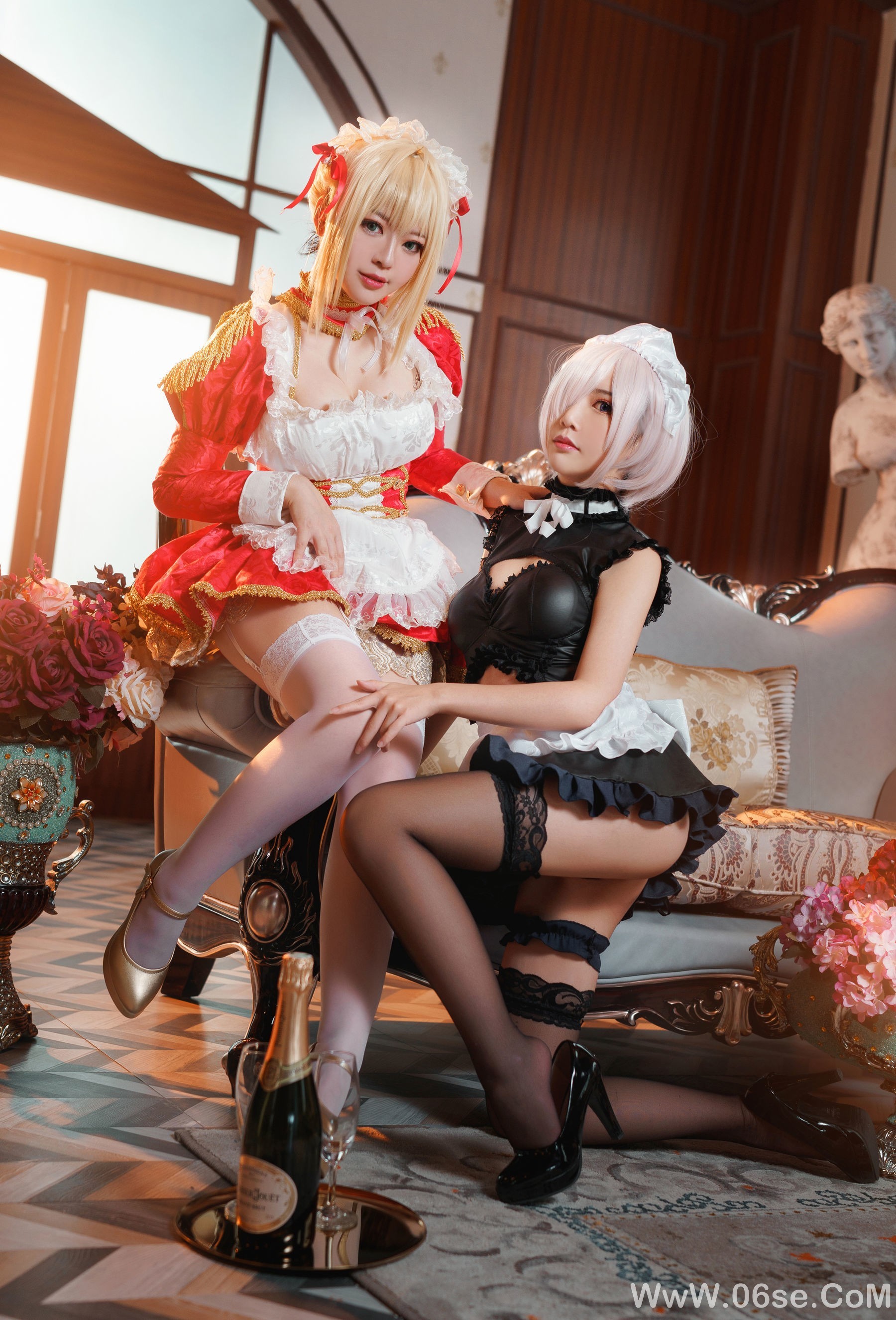 图片[21]-半半子&面饼仙儿 Claudius x Kyrielight Maid[22P]-六色网