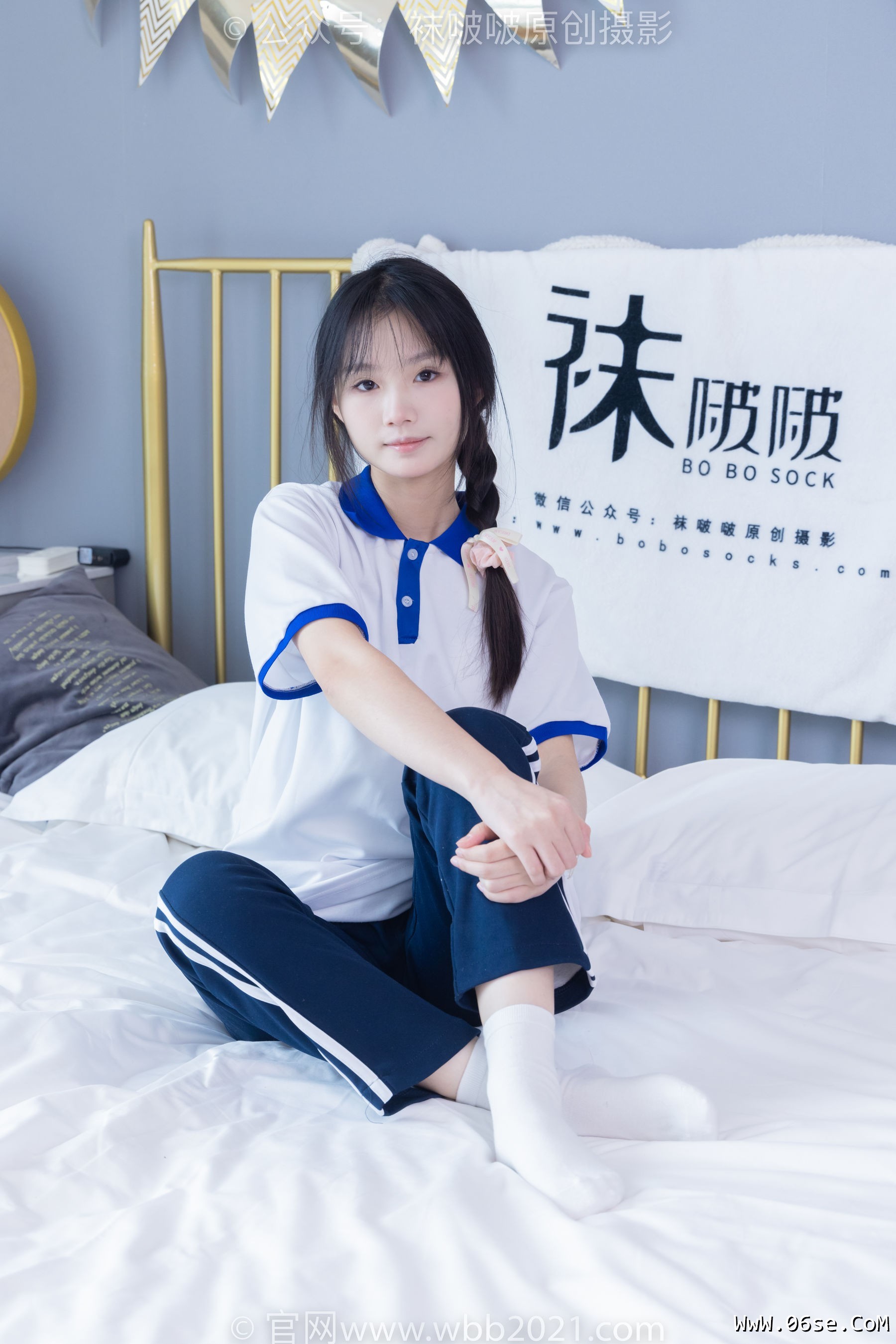 图片[116]-BoBoSocks袜啵啵 No.366 甜甜圈 -三双板鞋、白棉袜、短白丝[150P]-六色网