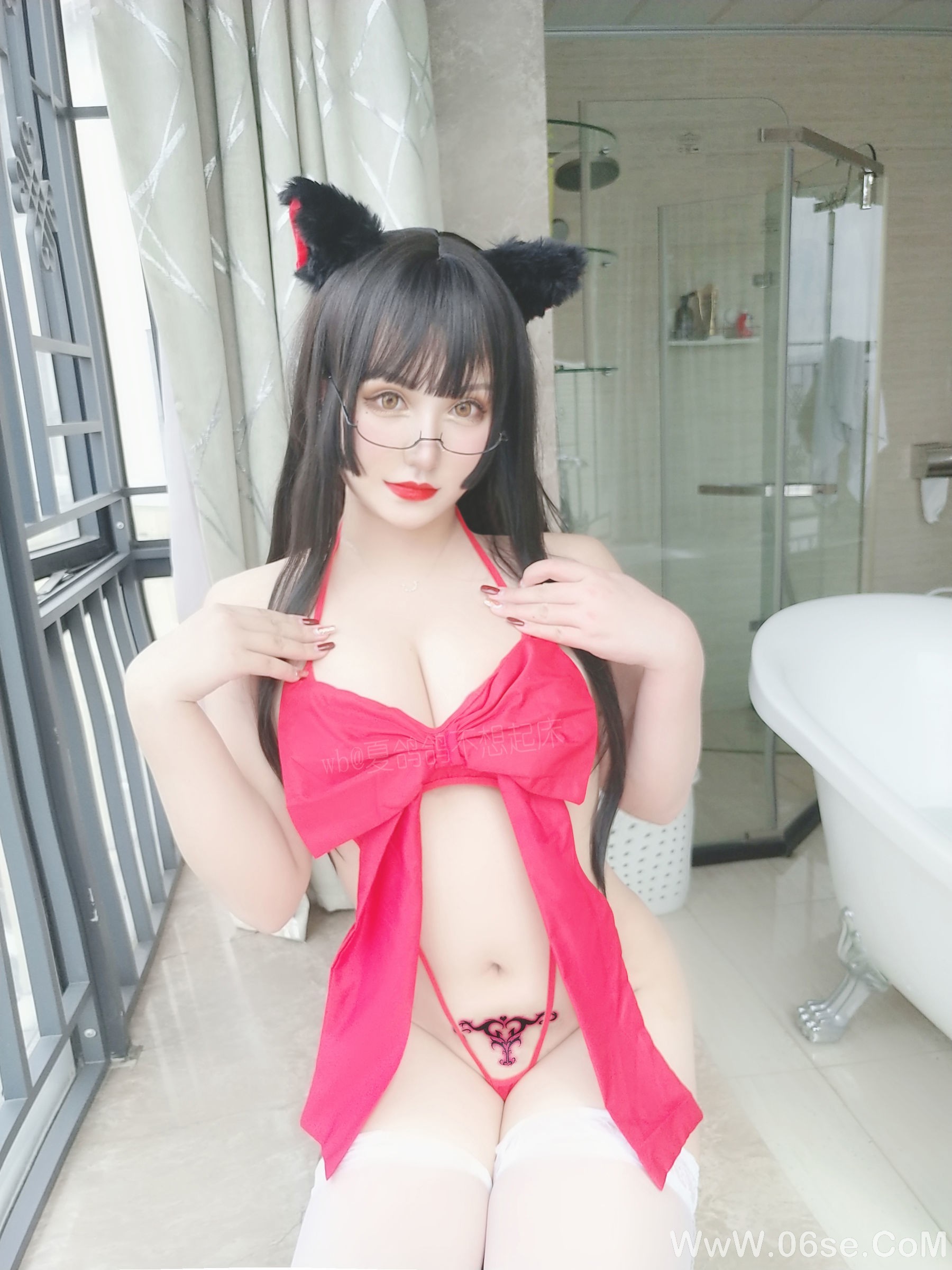 图片[35]-夏鸽鸽不想起床 红丝带[36P]-六色网