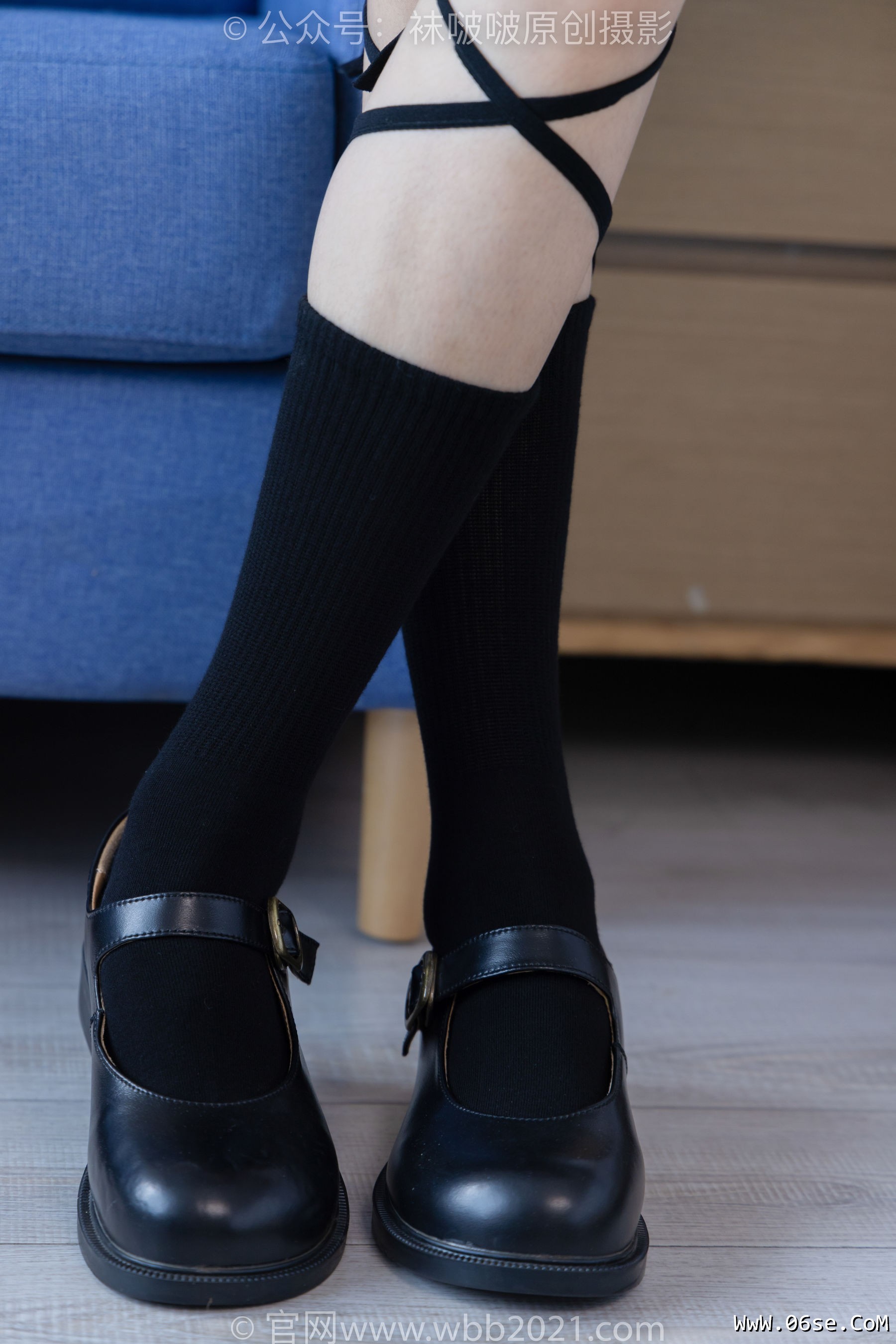 图片[12]-BoBoSocks袜啵啵 No.268 芝士 -黑皮鞋、绑带黑棉袜、学院制服[139P]-六色网