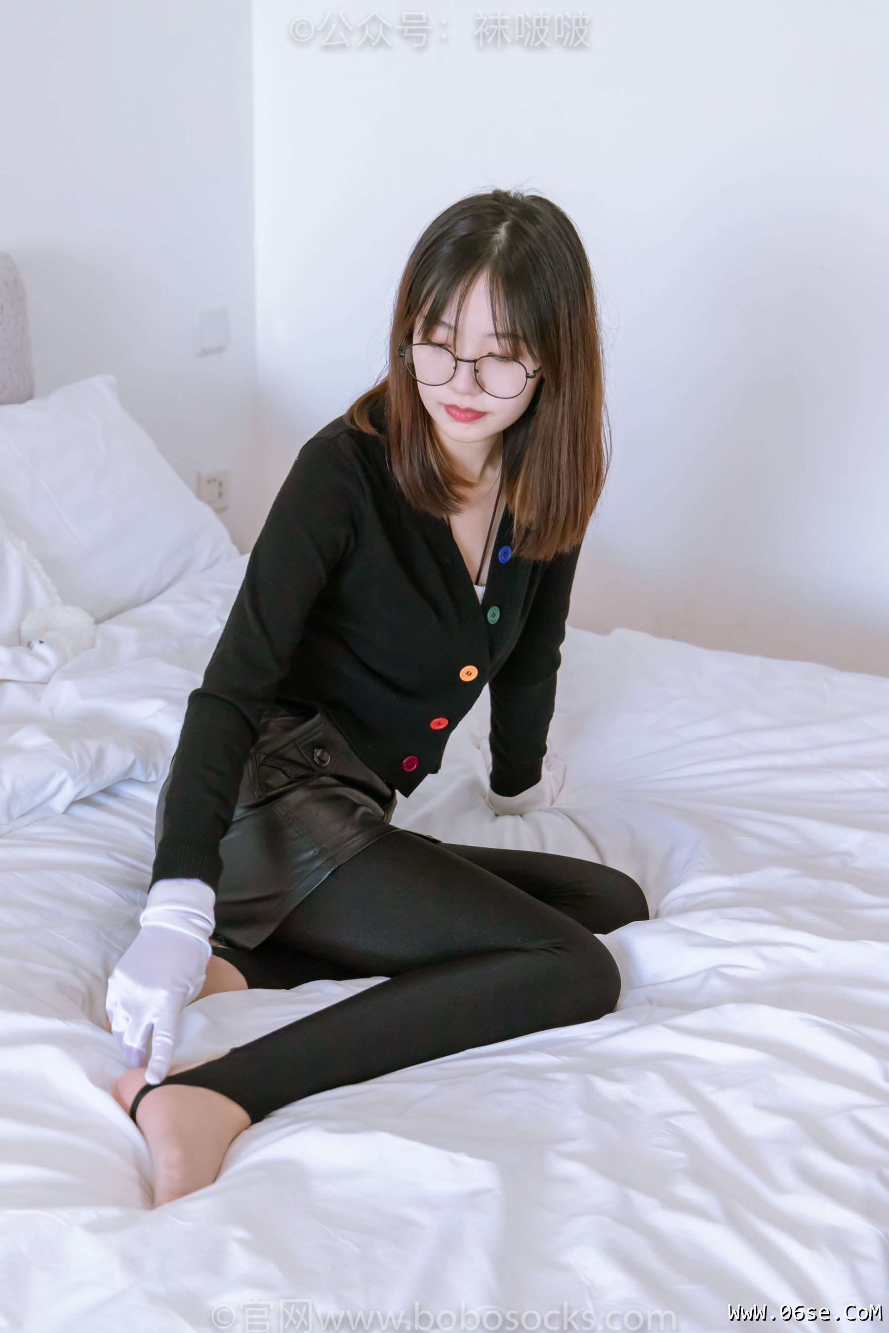 图片[105]-BoBoSocks袜啵啵 No.041 小甜豆-高跟长靴、黑色踩脚裤、肉丝[140P]-六色网