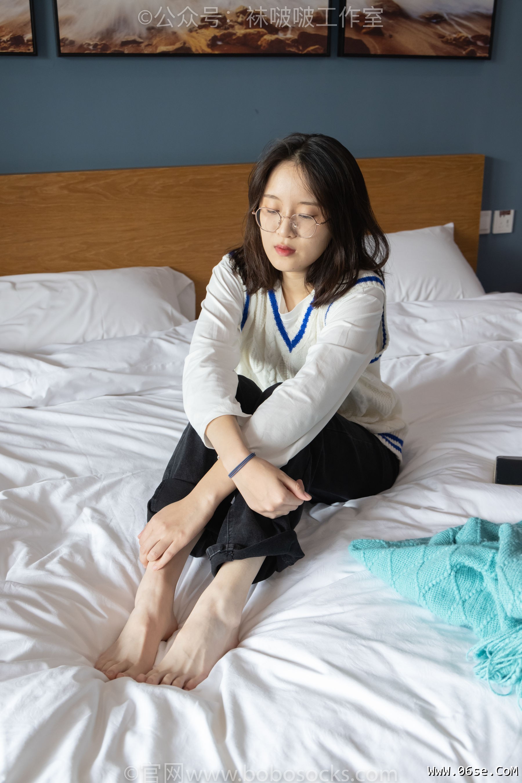 图片[132]-BoBoSocks袜啵啵 积分限定作品007 熊熊-运动鞋、白棉袜、裸足[134P]-六色网