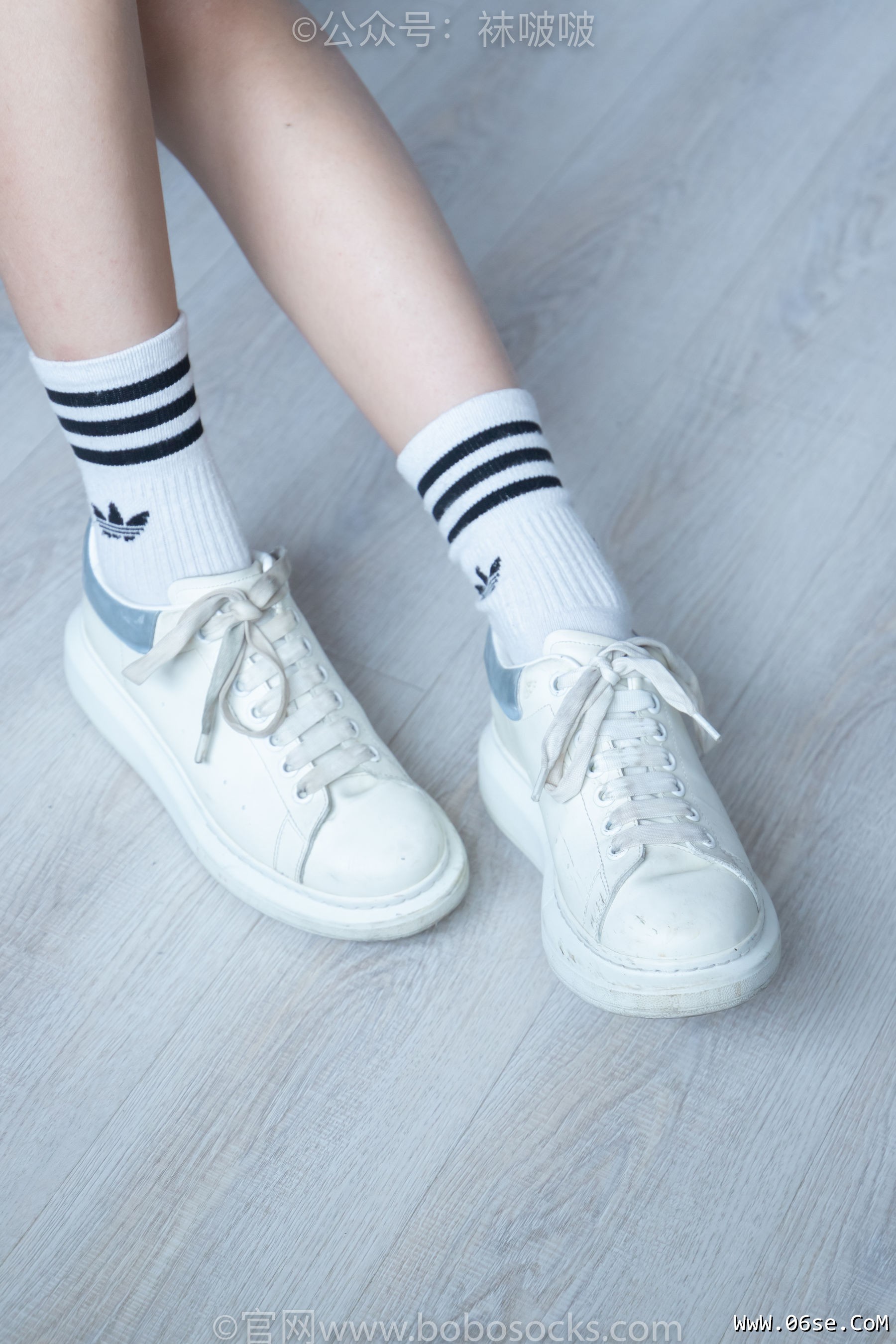 图片[8]-BoBoSocks袜啵啵 No.003 果冻-麦昆鞋、白色脏棉袜[133P]-六色网