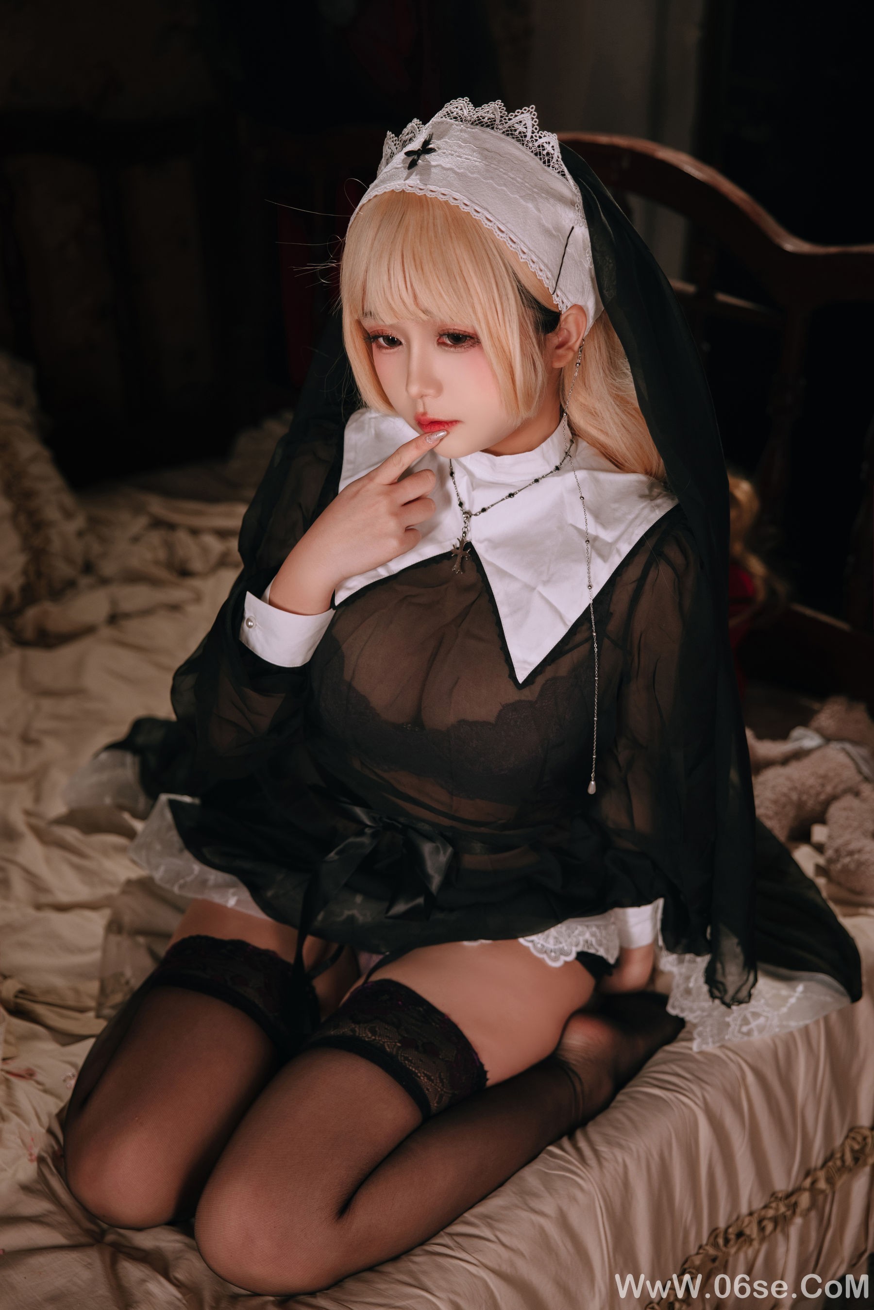 图片[14]-Cosplay日奈娇 – 禁忌修女[160P]-六色网