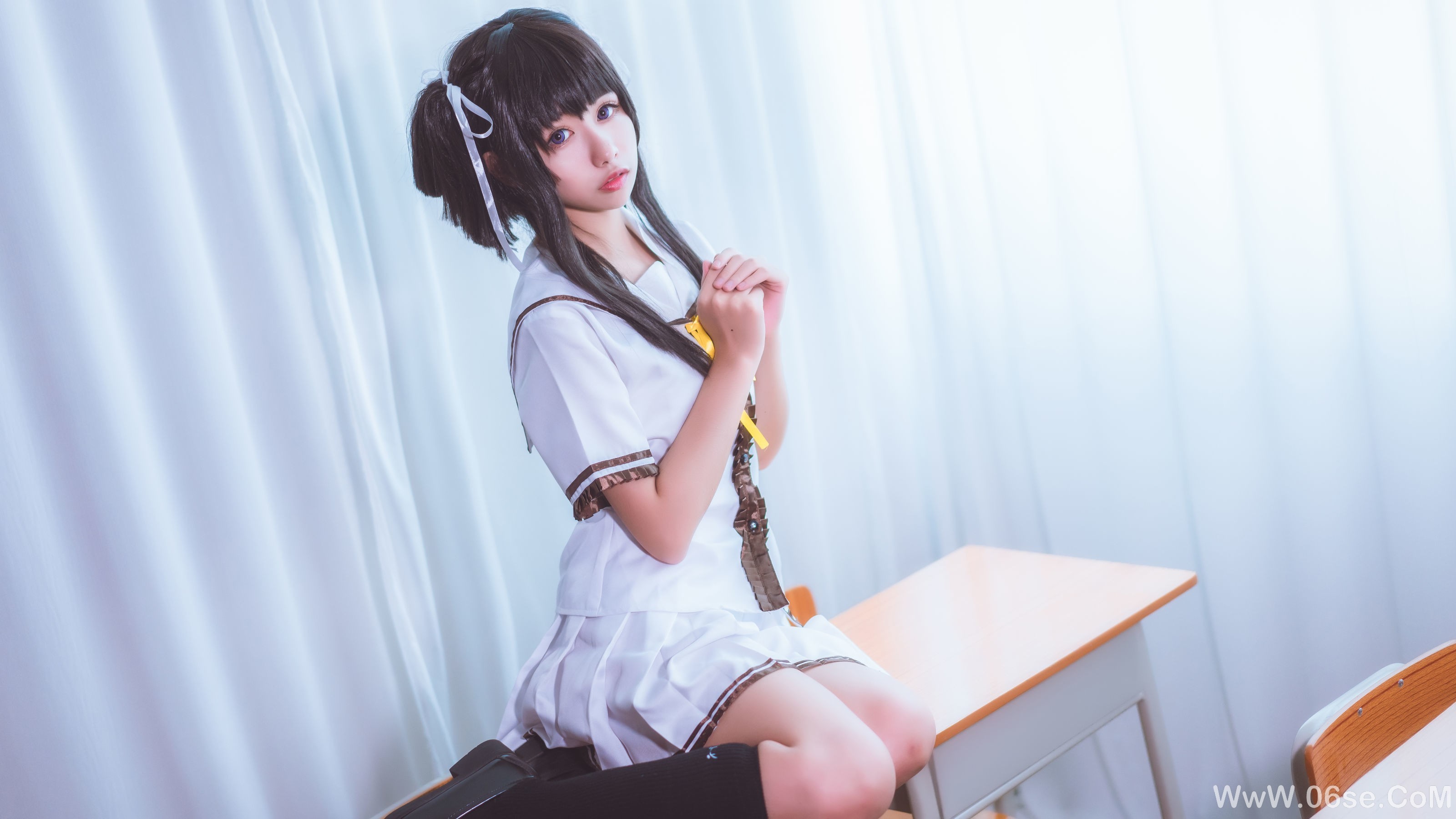 图片[19]-微博妹子Momoko葵葵 铃白[21P]-六色网