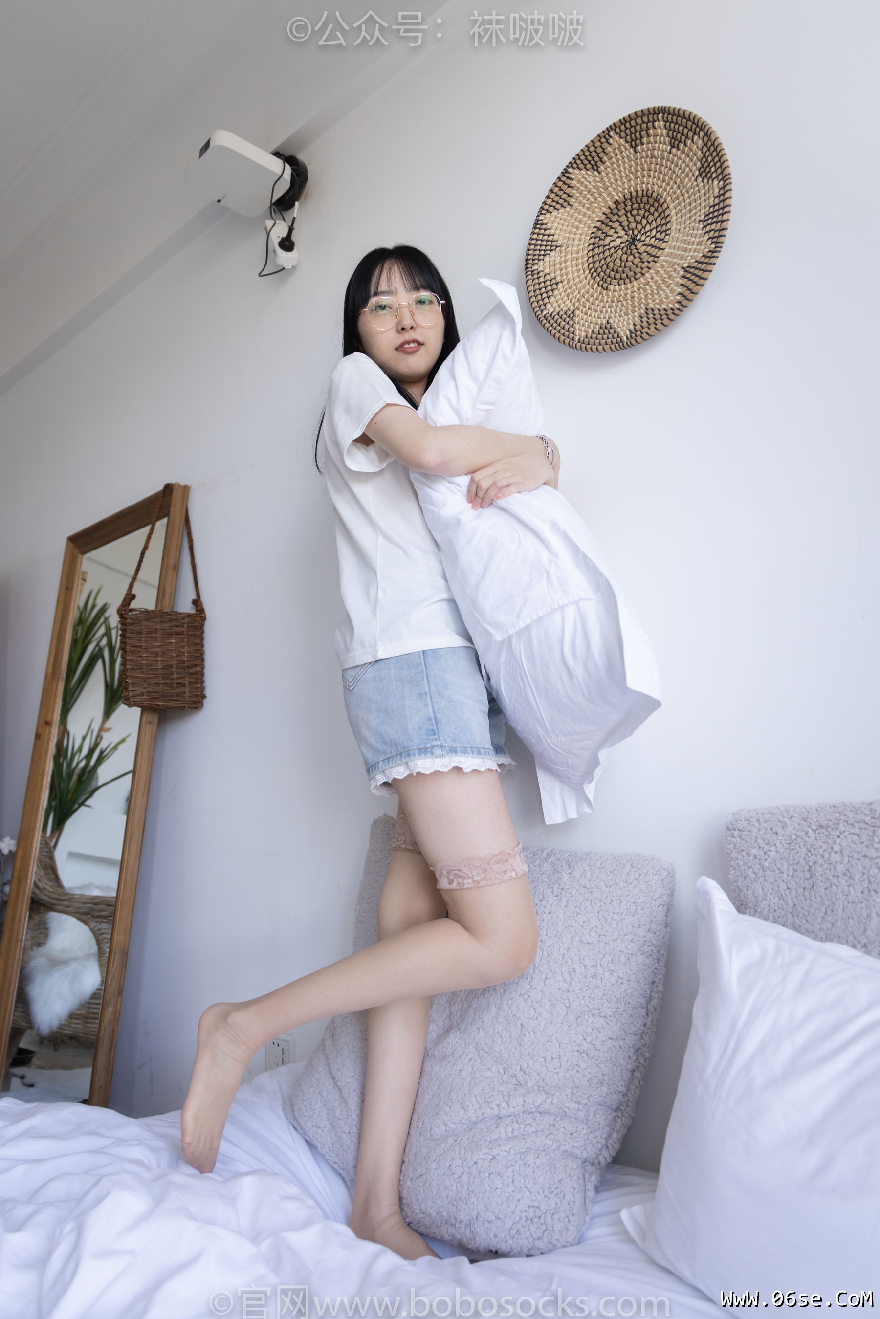图片[92]-BoBoSocks袜啵啵 No.086 稚予-平底鞋、过膝肉丝[130P]-六色网