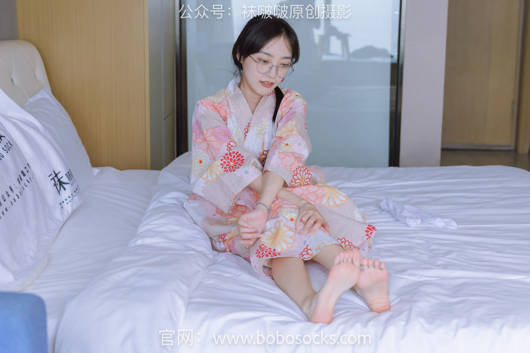 图片[49]-BoBoSocks袜啵啵 No.137 稚予-木屐、分指白棉袜、裸足、和风浴衣[170P]-六色网