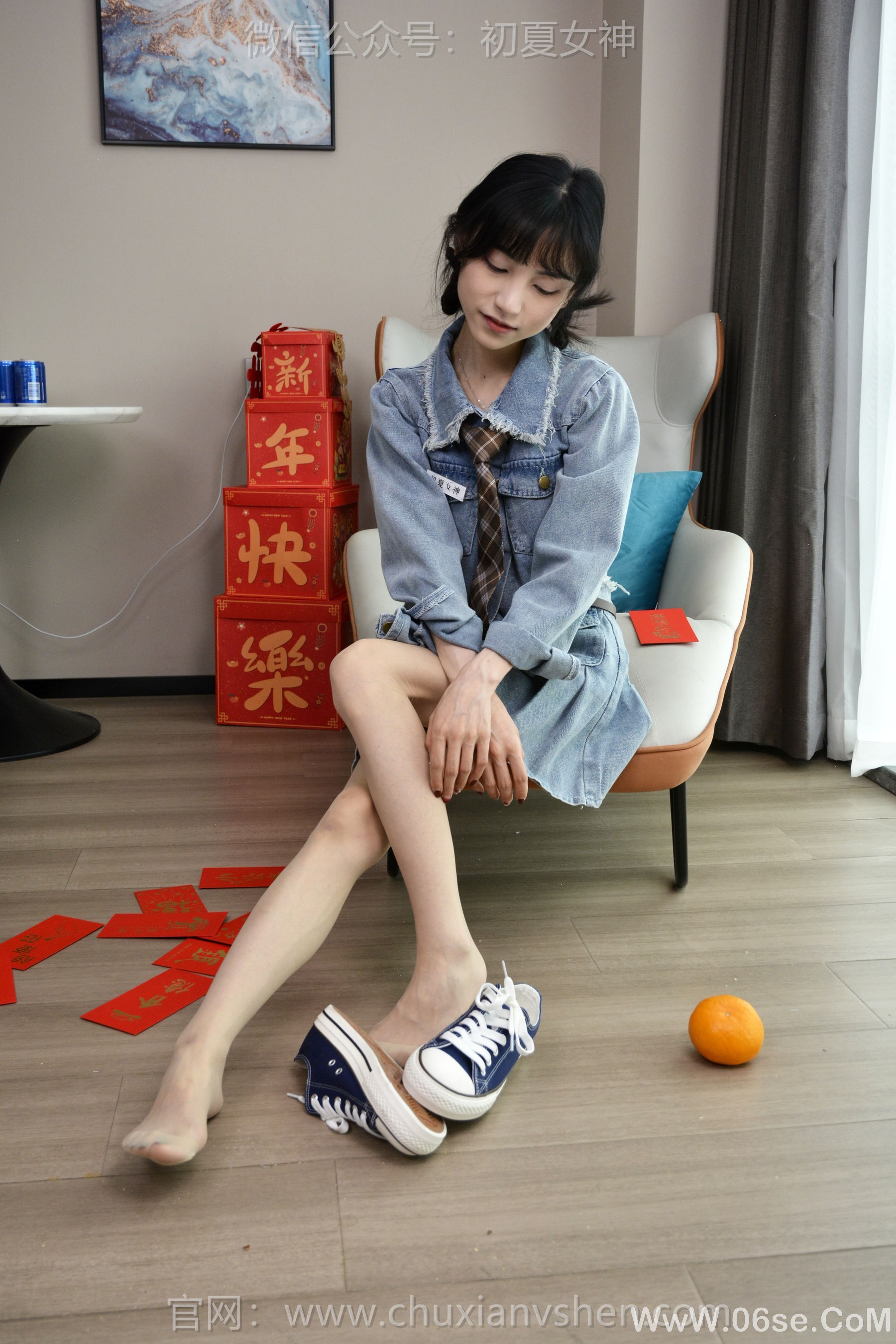 图片[128]-初夏女神 No.247 柒柒 浪漫牛仔[140P]-六色网