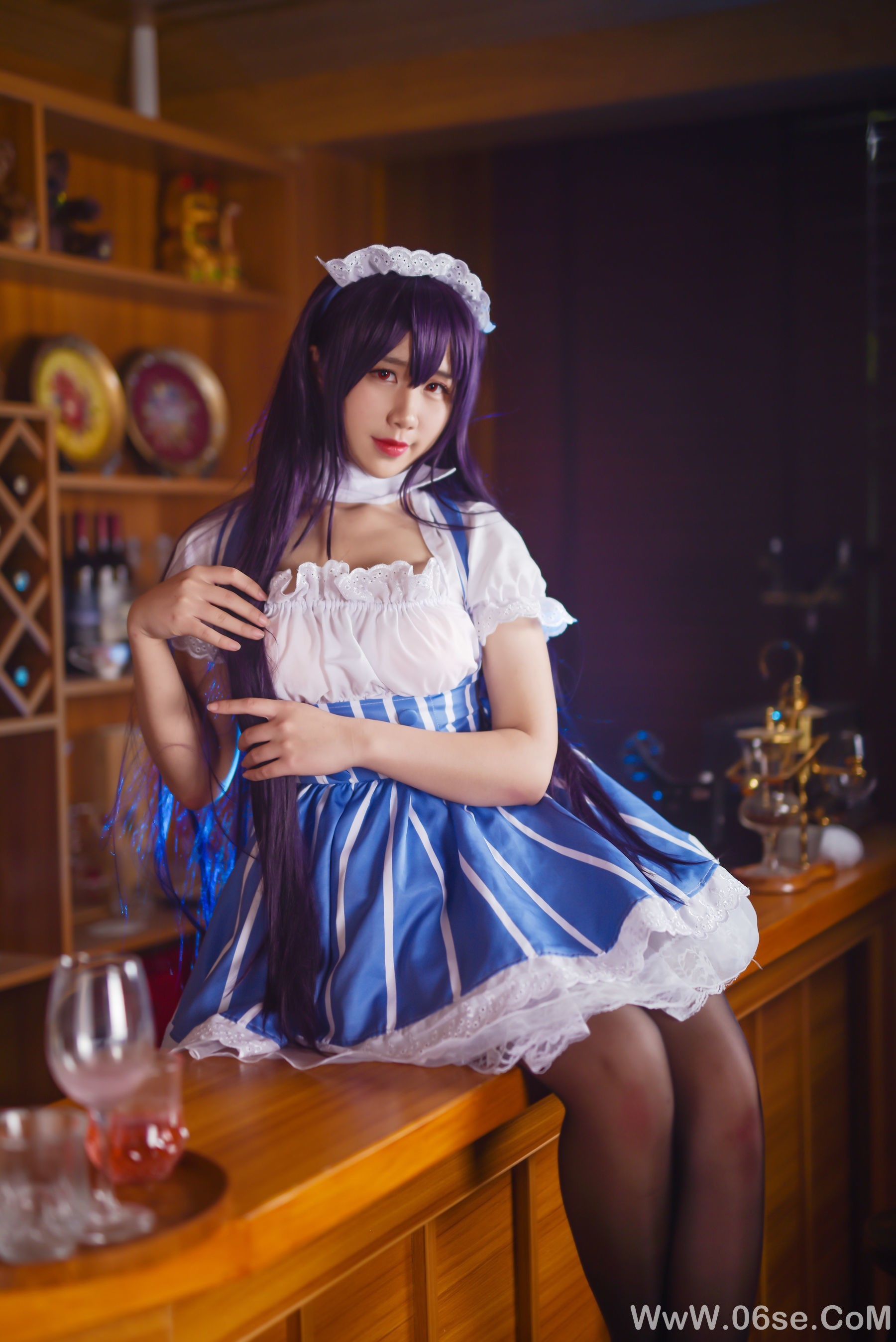 图片[29]-动漫博主九曲Jean 加藤惠女仆[34P]-六色网