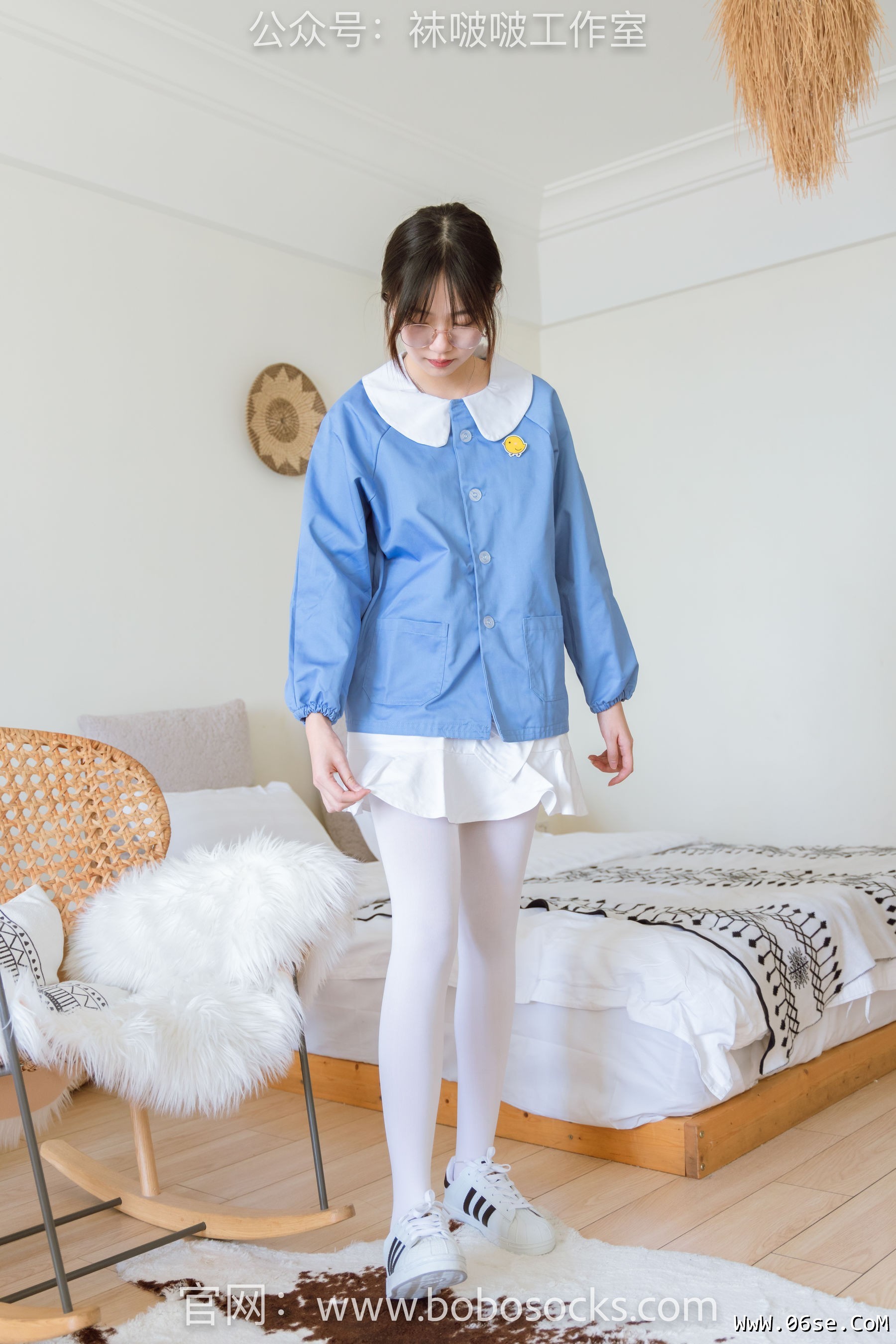 图片[4]-BoBoSocks袜啵啵 No.093 小甜豆-贝壳头、厚白丝[132P]-六色网