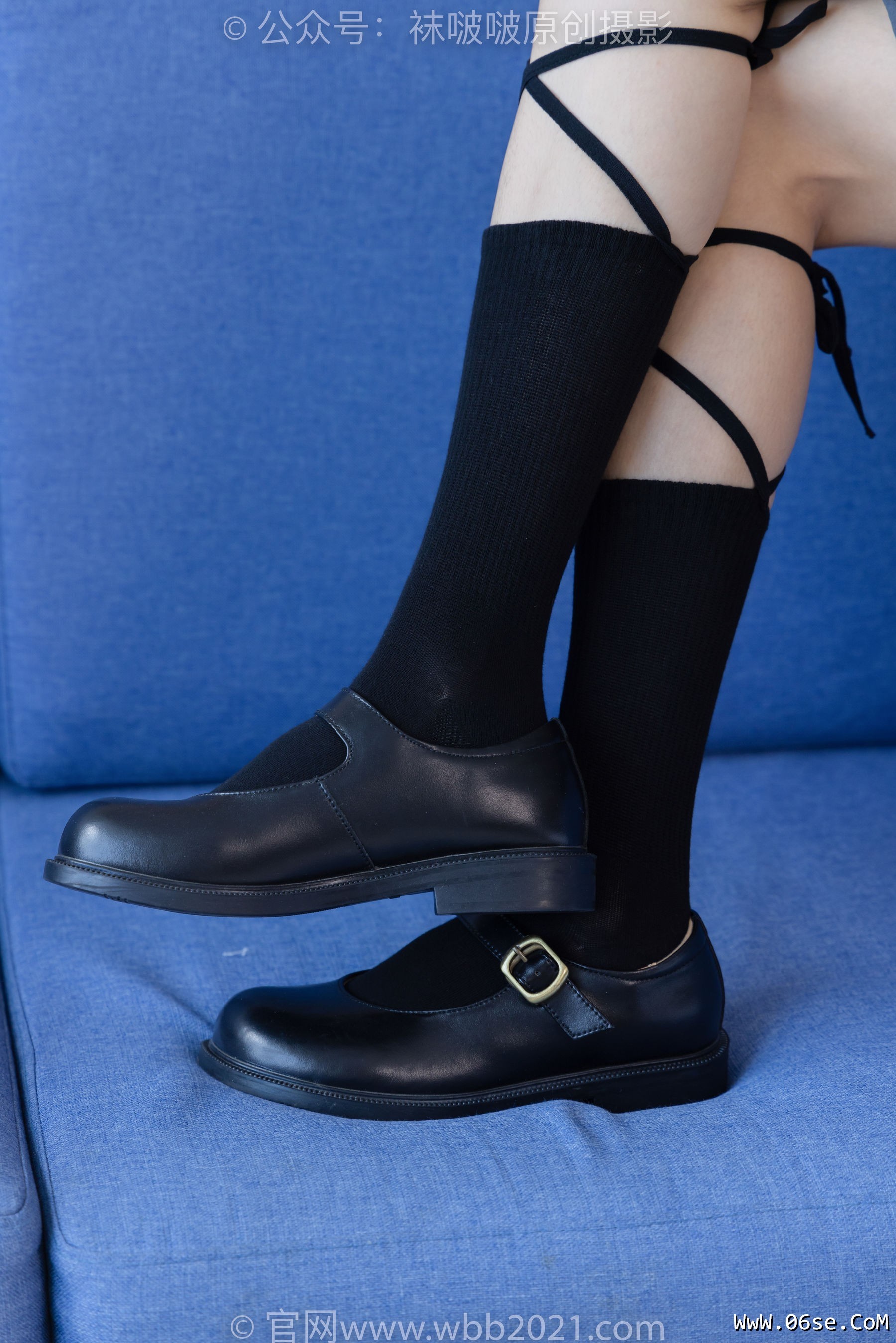 图片[59]-BoBoSocks袜啵啵 No.268 芝士 -黑皮鞋、绑带黑棉袜、学院制服[139P]-六色网