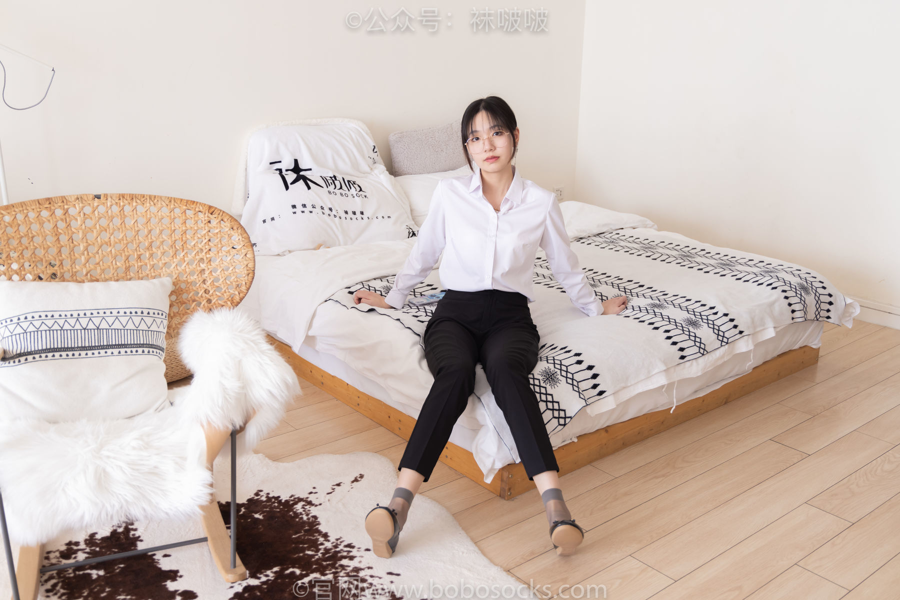 图片[9]-BoBoSocks袜啵啵 No.085 小甜豆-平底鞋、短灰丝、短肉丝[140P]-六色网
