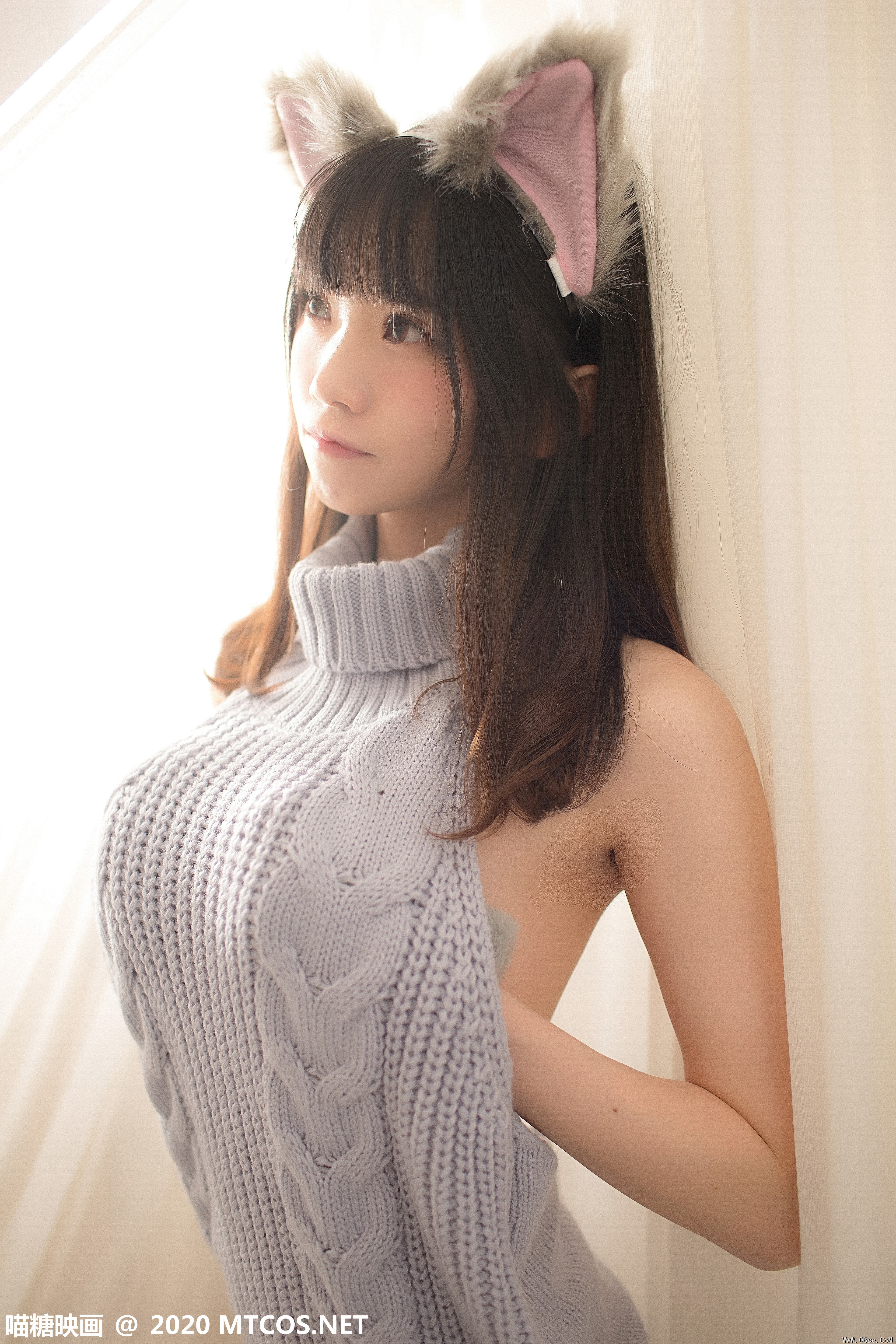 图片[22]-喵糖映画 VOL.274 萌娘的蓝色毛衣 [34P-487MB]-六色网