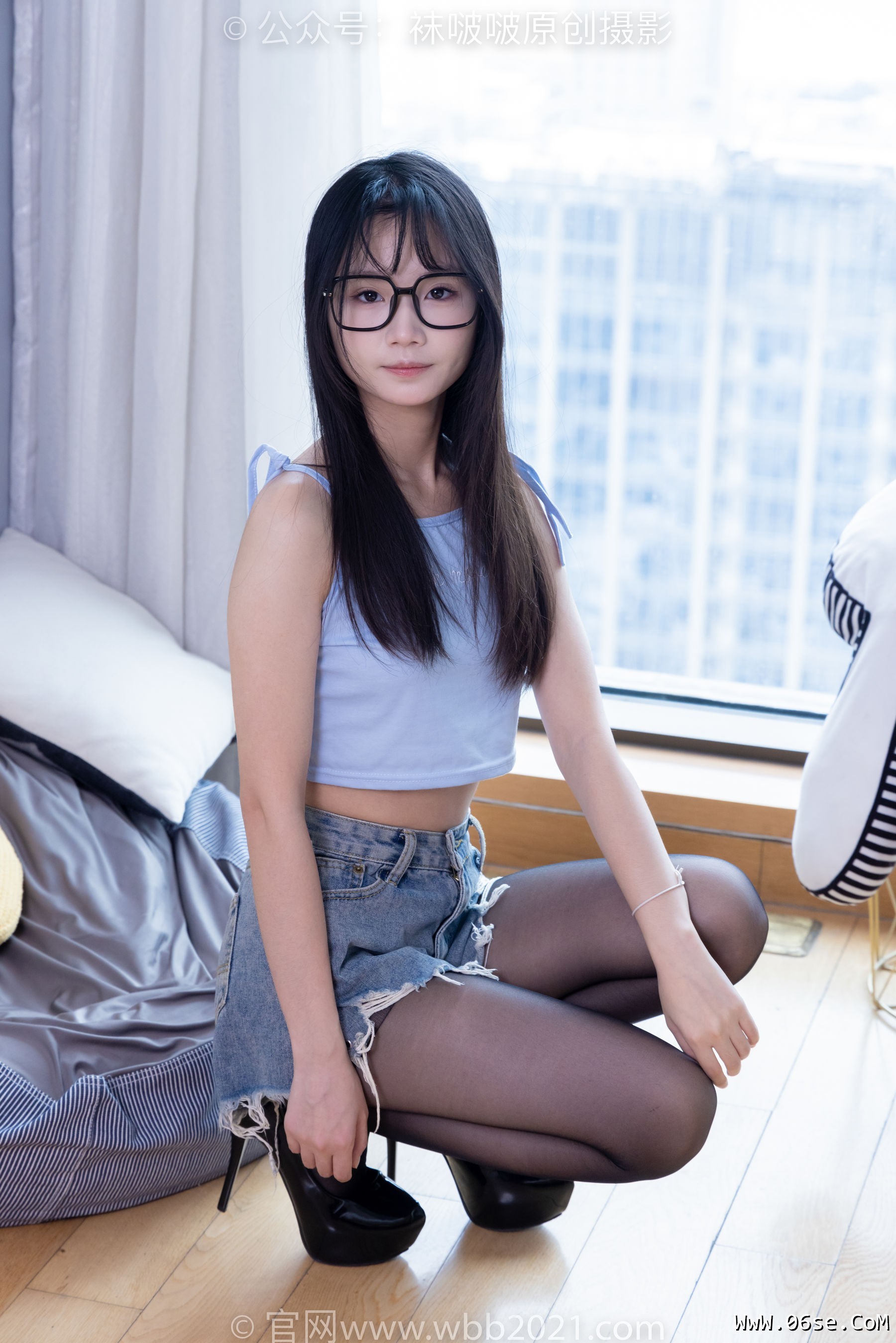 图片[19]-BoBoSocks袜啵啵 No.353 甜甜圈 -高跟鞋、黑丝、裸足[145P]-六色网
