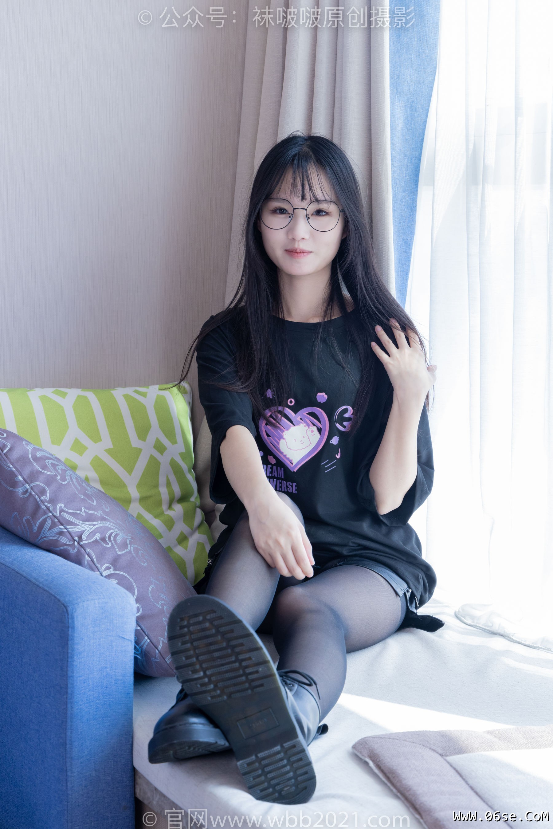 图片[78]-BoBoSocks袜啵啵 No.406 甜甜圈 -马丁靴、黑丝[150P]-六色网