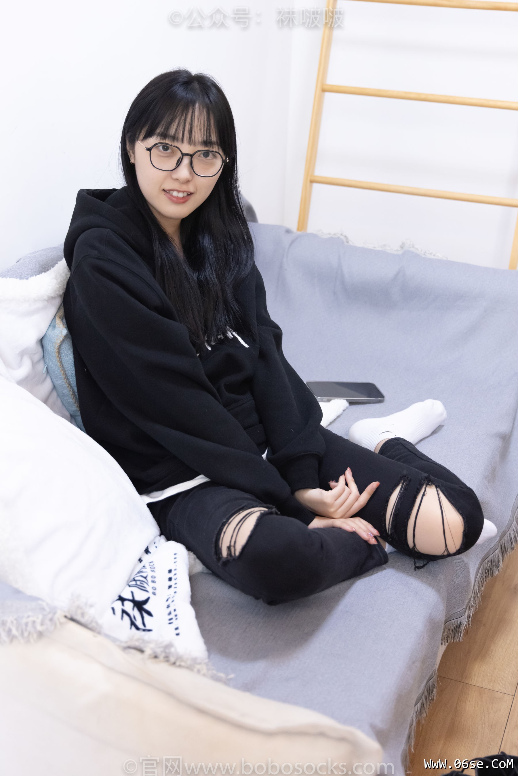 图片[72]-BoBoSocks袜啵啵 No.061 稚予-短靴、白棉袜、裸足[145P]-六色网