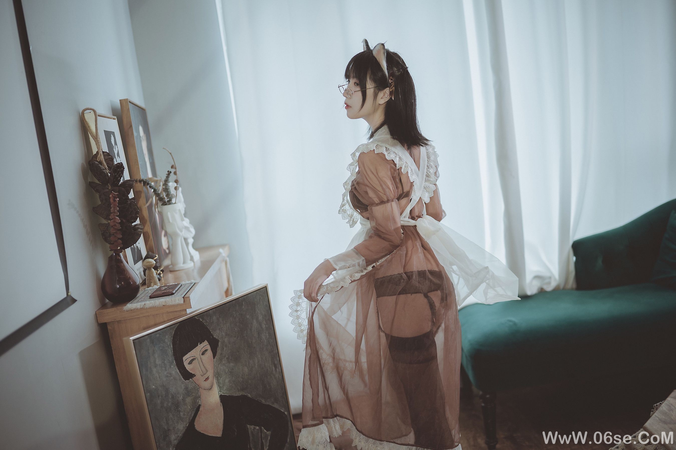 图片[28]-COSER美女逐月su 透明女仆[46P]-六色网