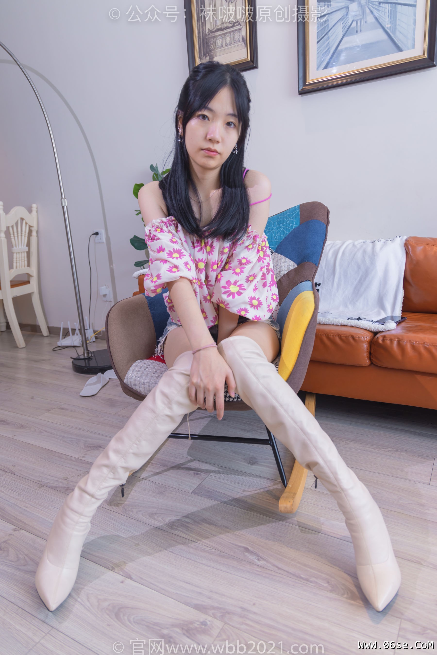 图片[131]-BoBoSocks袜啵啵 No.308 小甜豆 -长靴、白棉袜、裸足[170P]-六色网