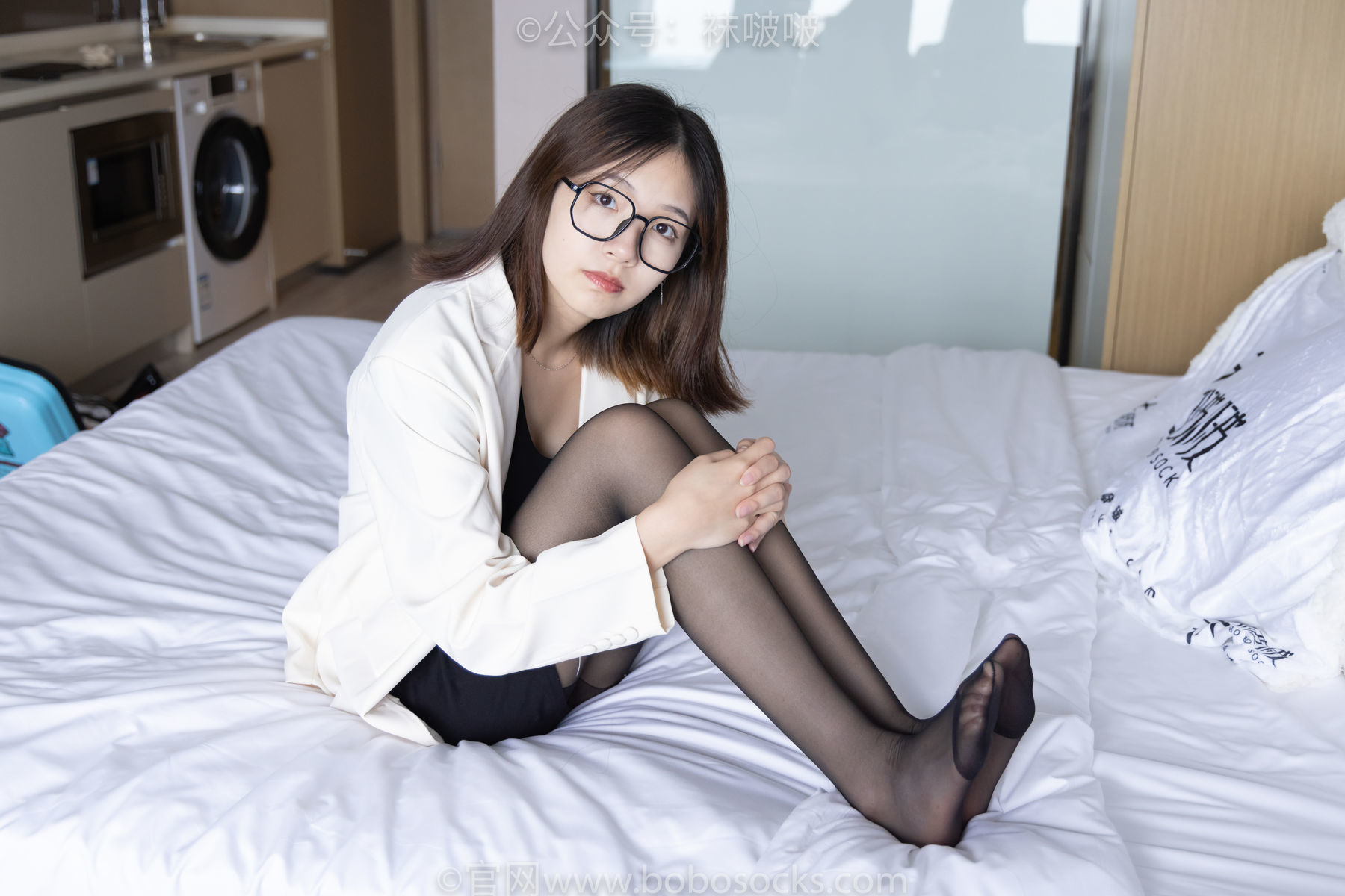 图片[129]-BoBoSocks袜啵啵 No.032 小甜豆-平底鞋、黑丝[140P]-六色网
