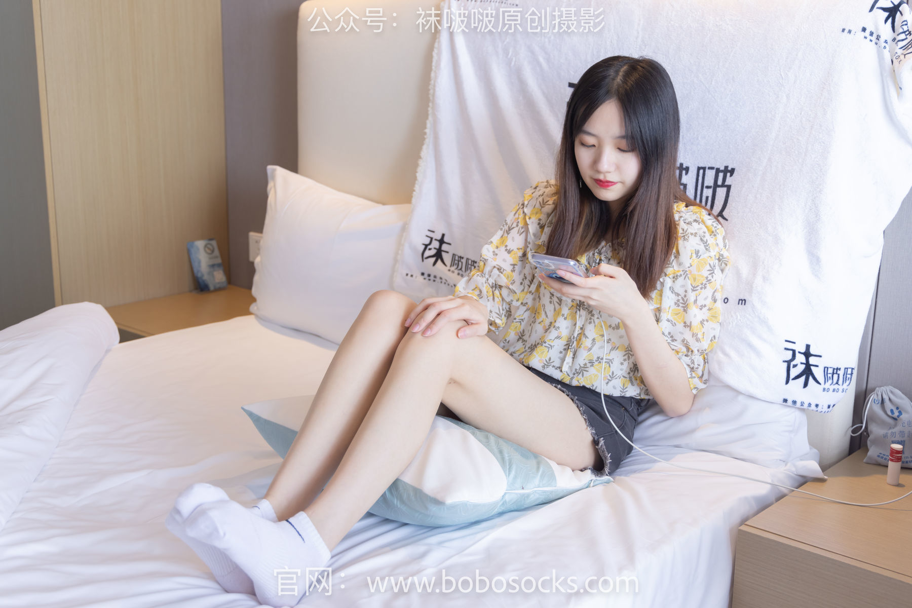 图片[184]-BoBoSocks袜啵啵 No.136 小甜豆-高跟长靴、白棉袜、裸足[200P]-六色网