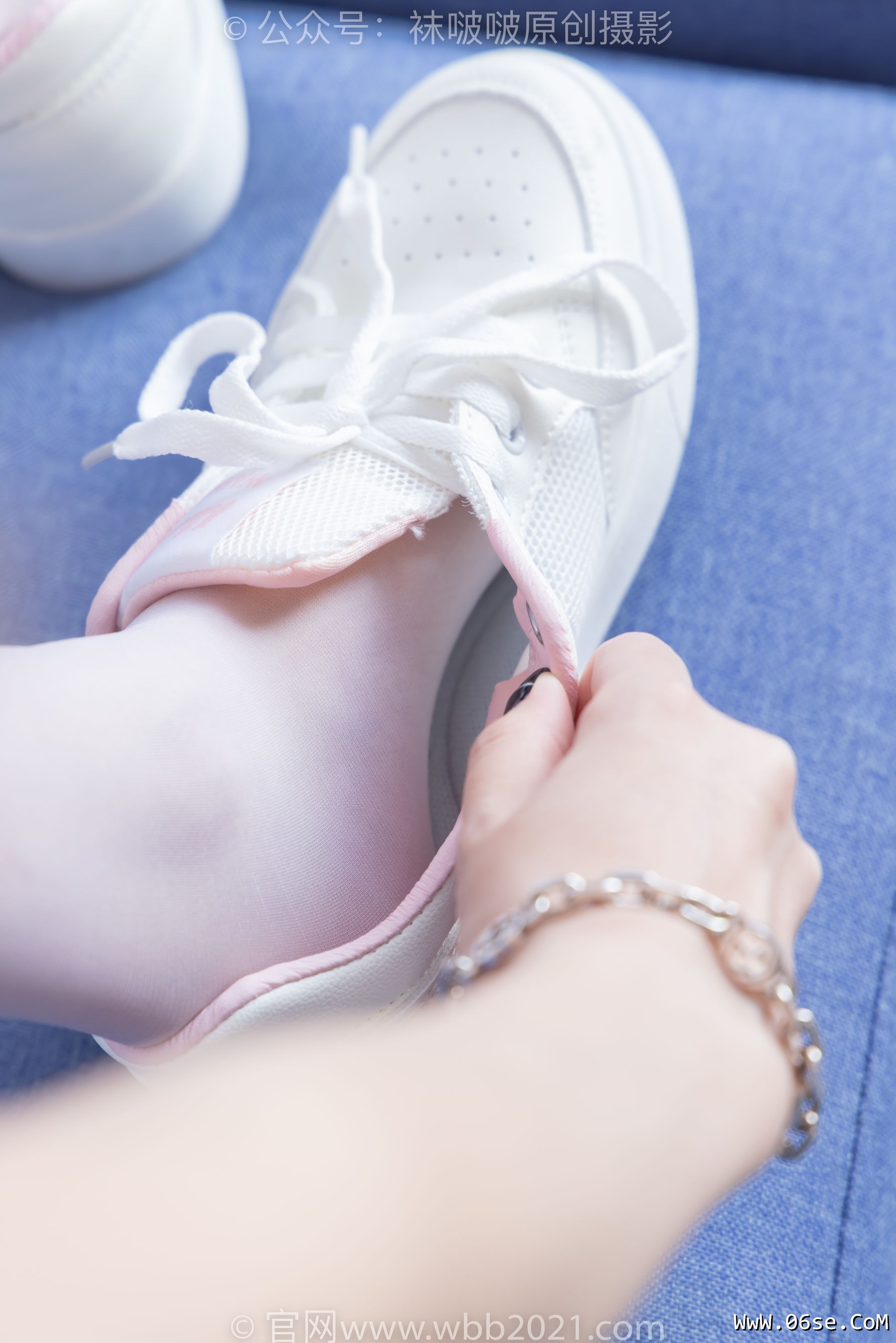 图片[140]-BoBoSocks袜啵啵 No.344 稚予 -板鞋、平底鞋、白丝[150P]-六色网