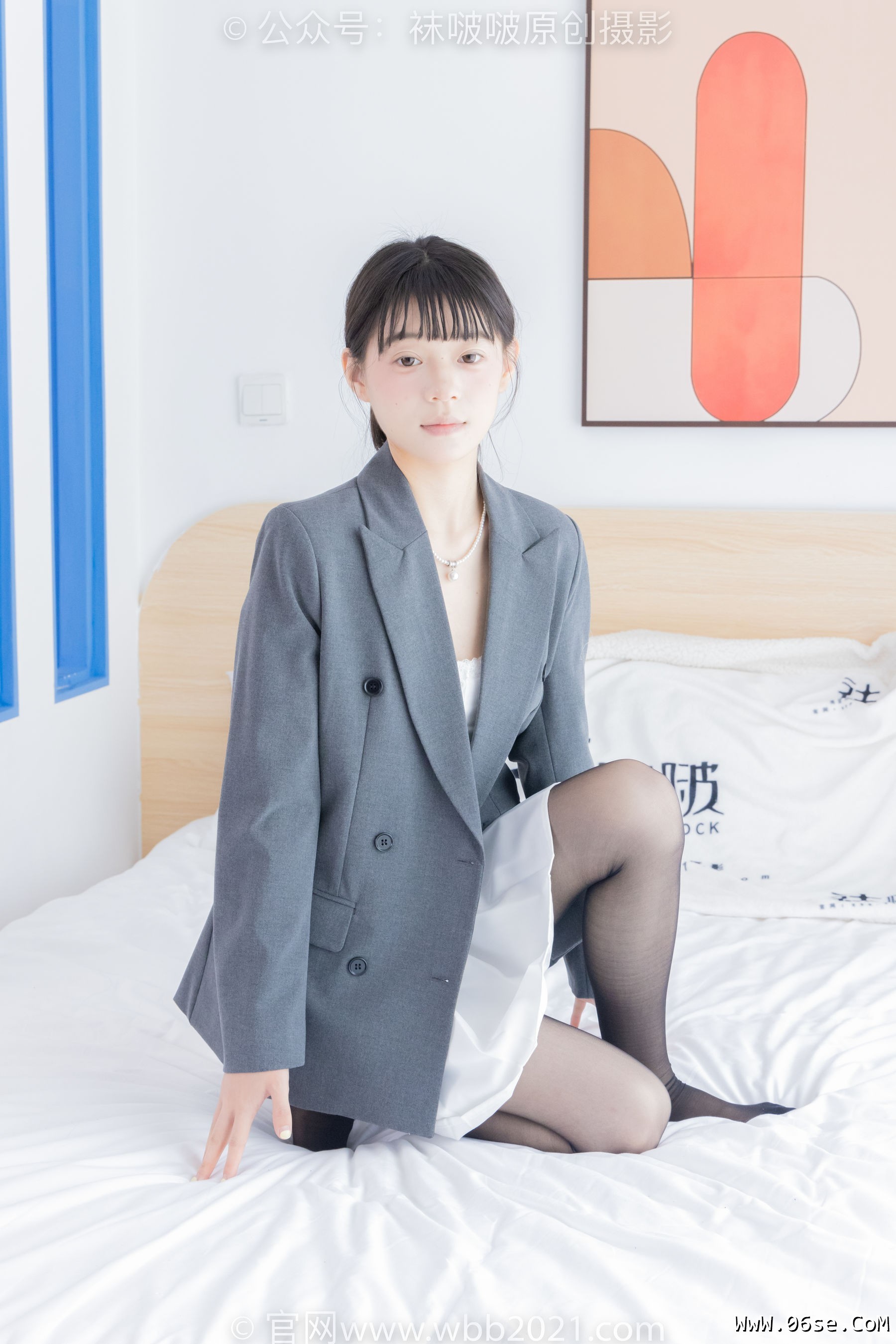 图片[128]-BoBoSocks袜啵啵 No.404 糯米 -板鞋、黑丝、ol风[145P]-六色网